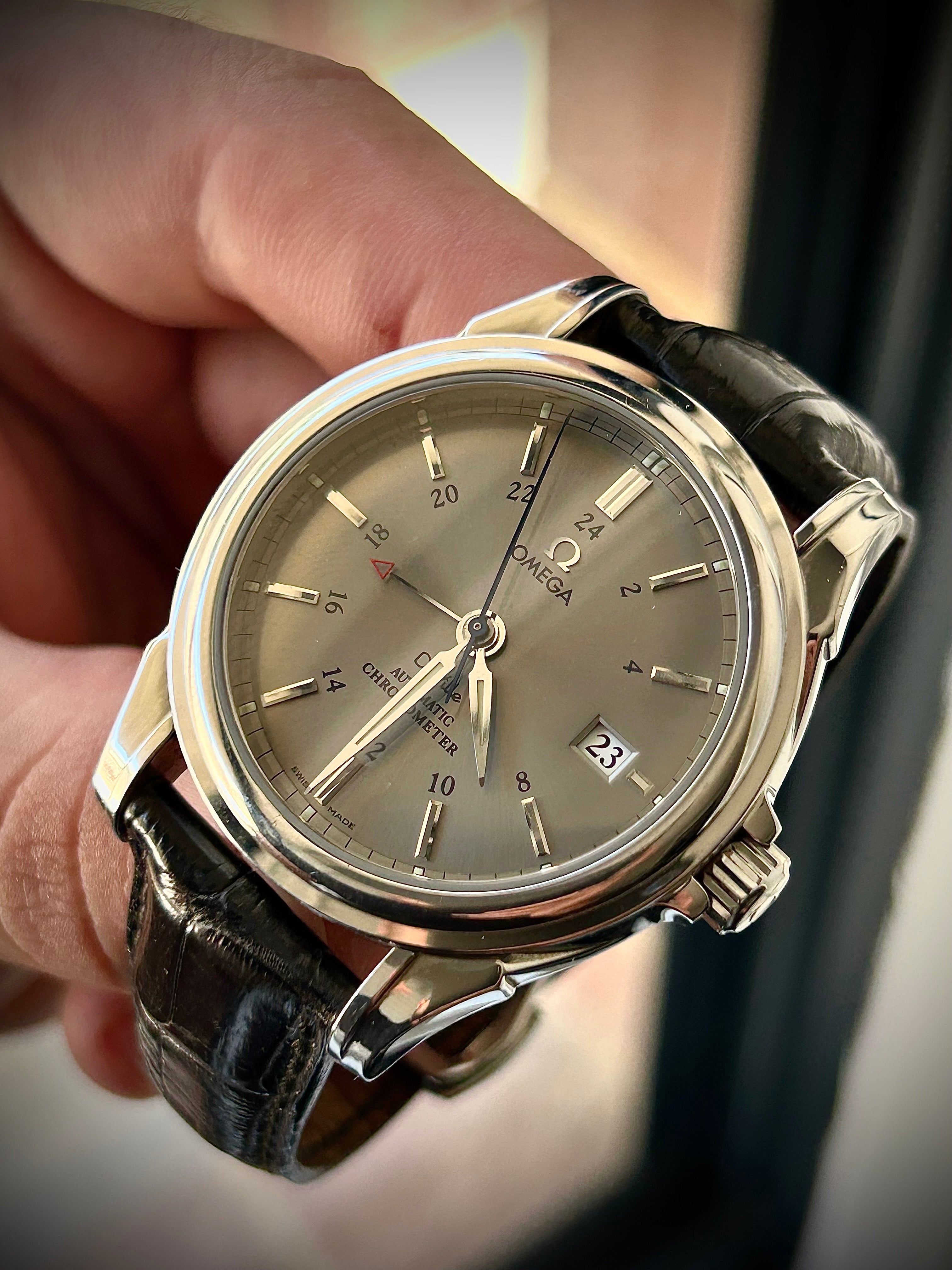 2008 OMEGA DE VILLE GMT, FULL SET, INC GST