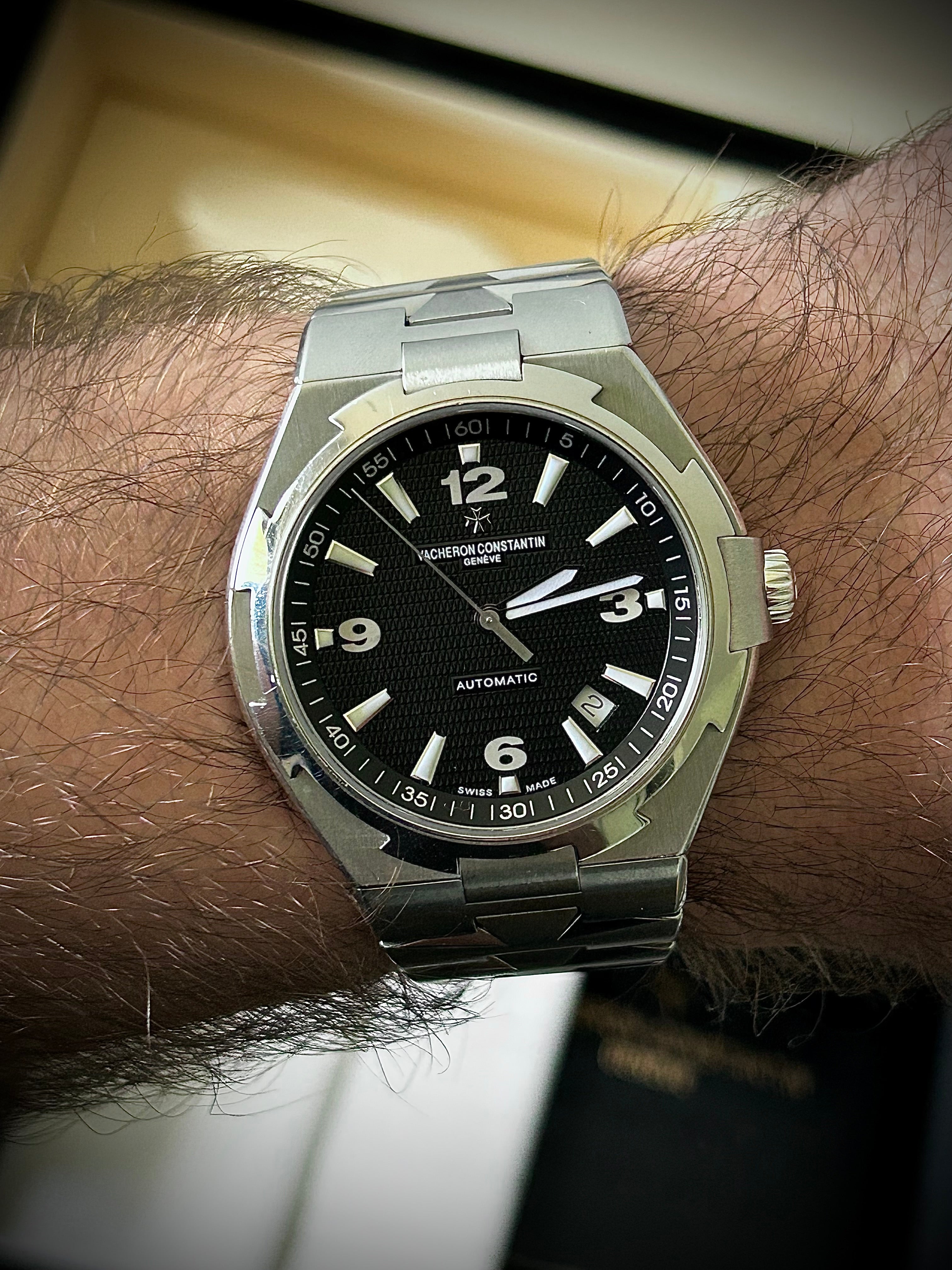 2008 VACHERON CONSTANTIN OVERSEAS, 47040/B01A-9094, BLACK DIAL, FULL SET, INC GST