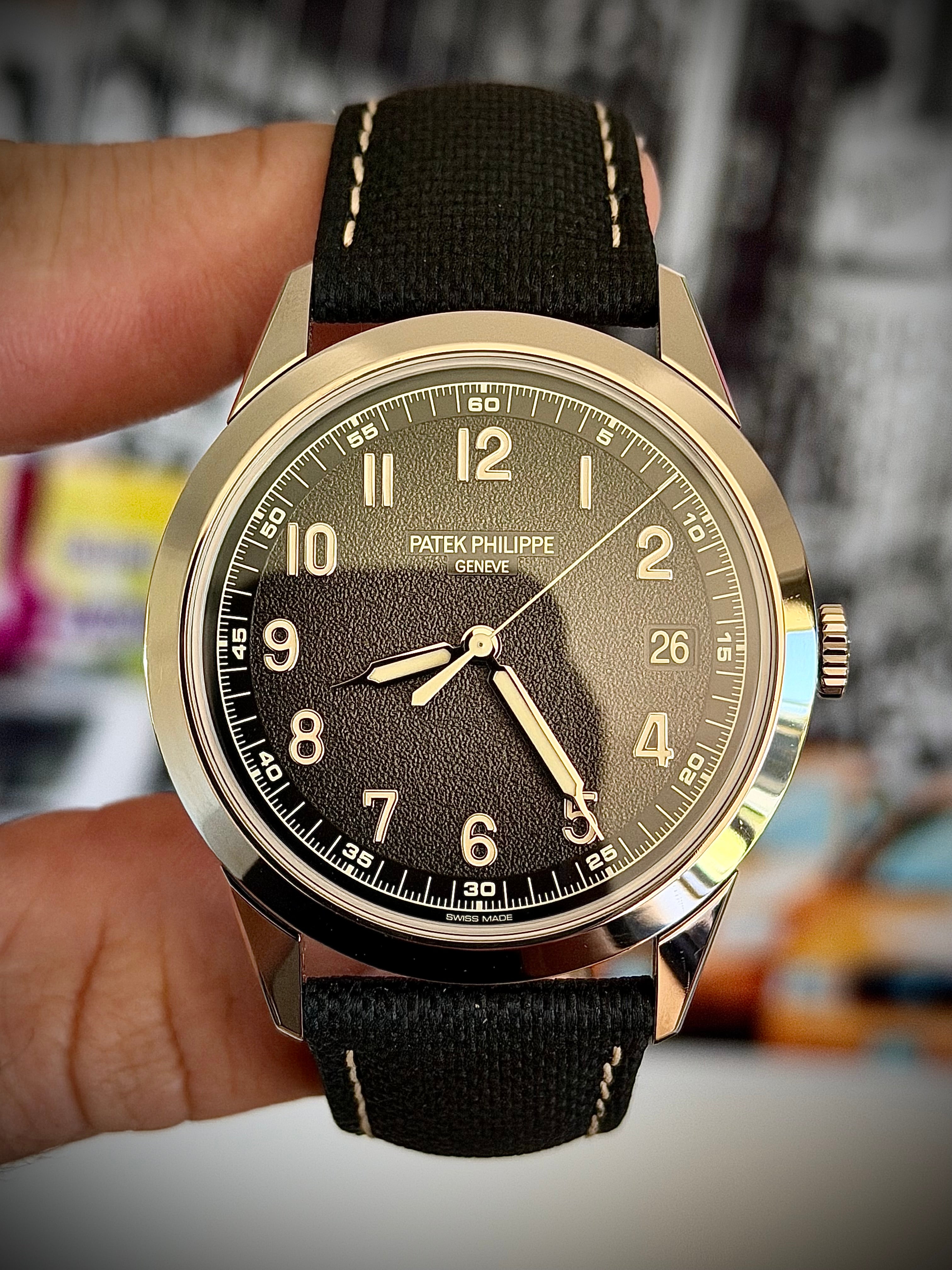 2023 PATEK PHILIPPE CALATRAVA, 5226G-001, FULL SET, MINT CONDITION, INC GST