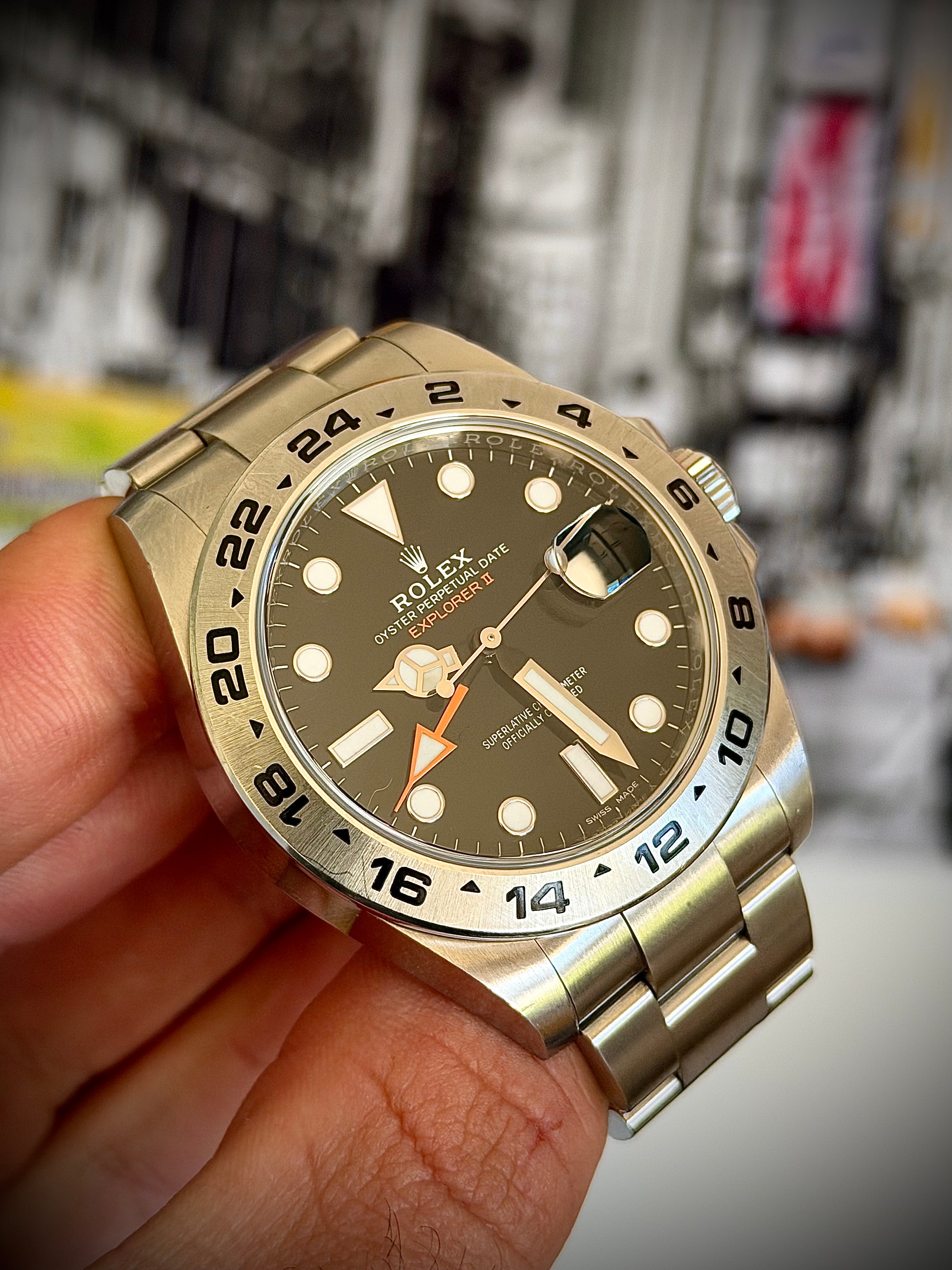 2016 ROLEX EXPLORER II, 216570, FULL SET, INC GST