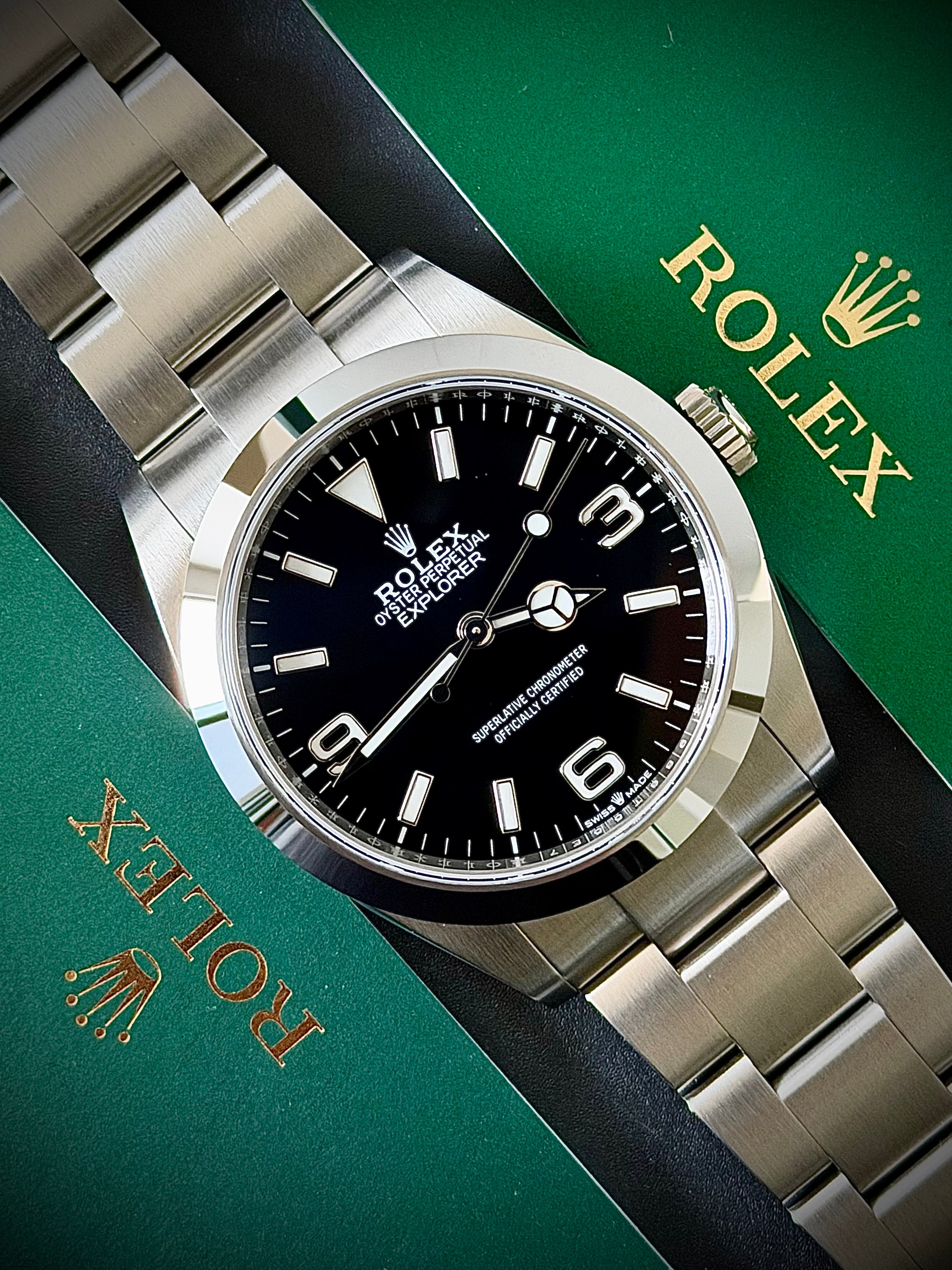 2023 ROLEX EXPLORER 40, 224270, FULL SET, MINT CONDITION, INC GST