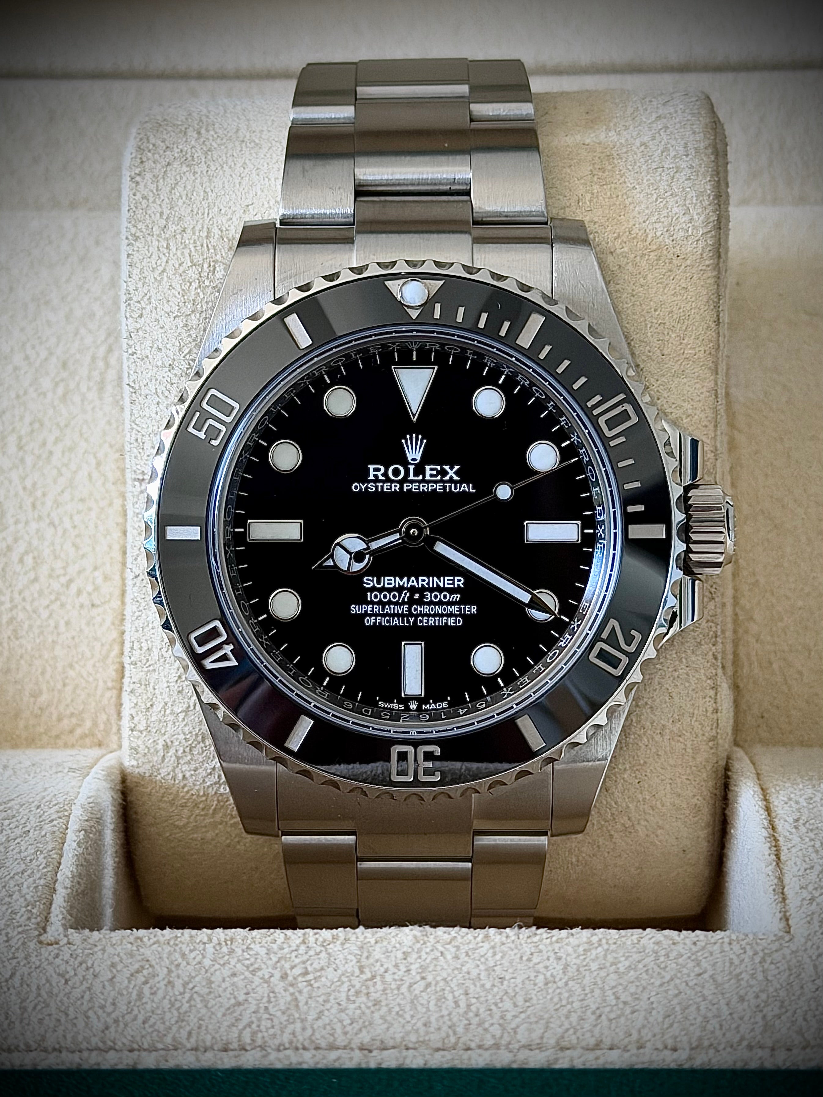 2022 ROLEX SUBMARINER, 124060, FULL SET, INC GST
