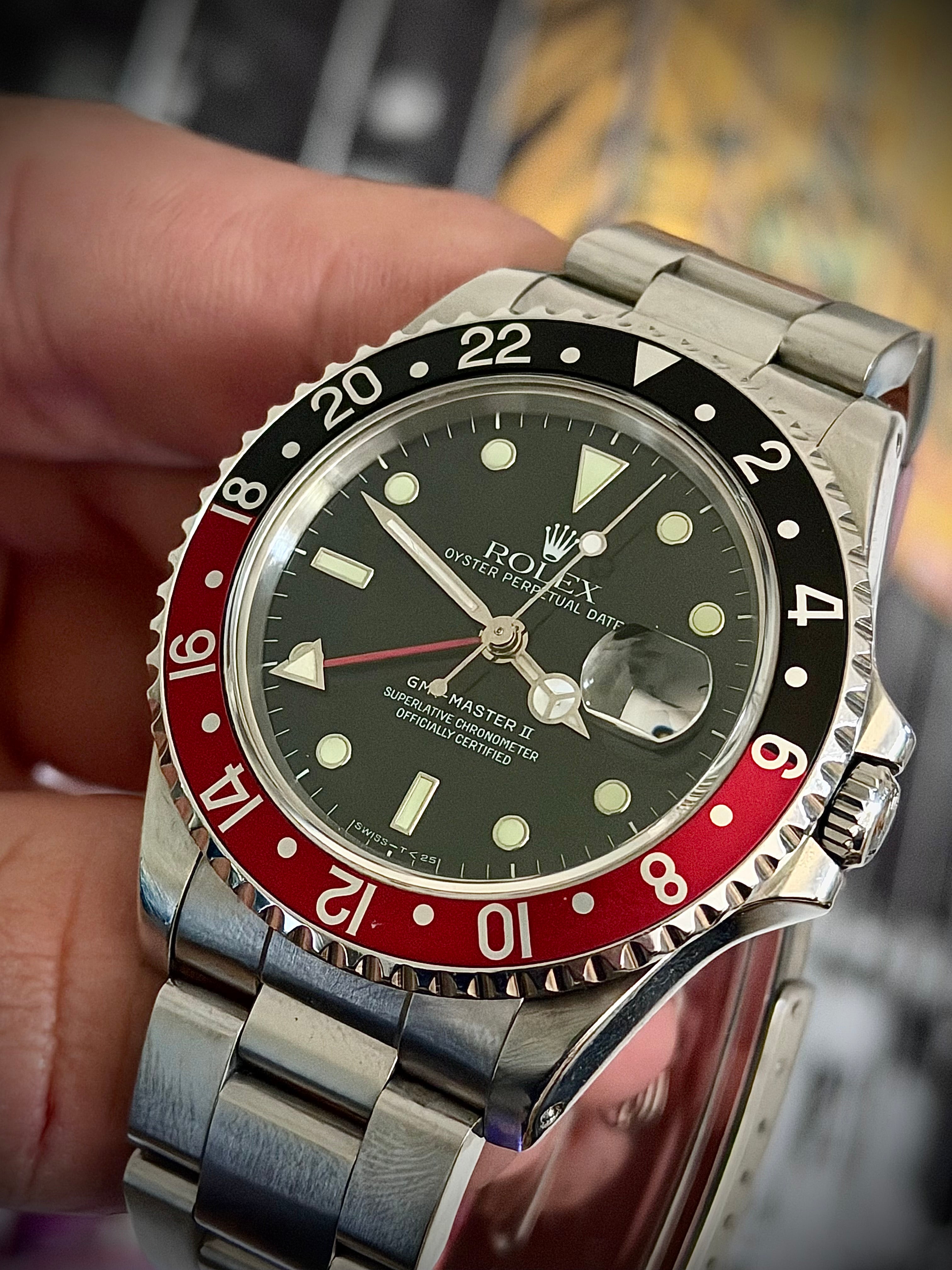 1991 ROLEX GMT-MASTER II “COKE”, 16710, WATCH ONLY, INC GST