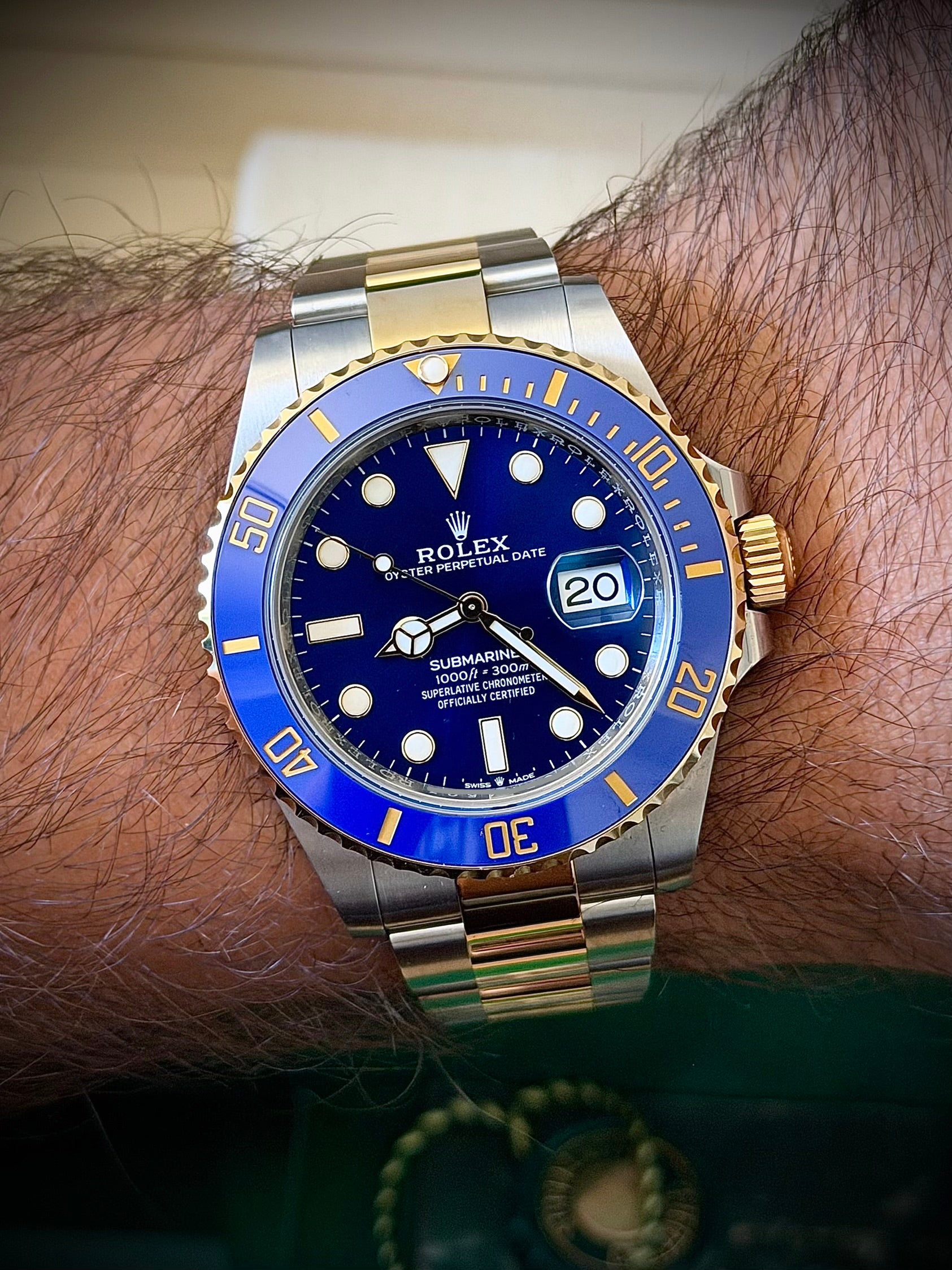 2024 ROLEX SUBMARINER BLUESY 126613LB, FULL SET, INC GST