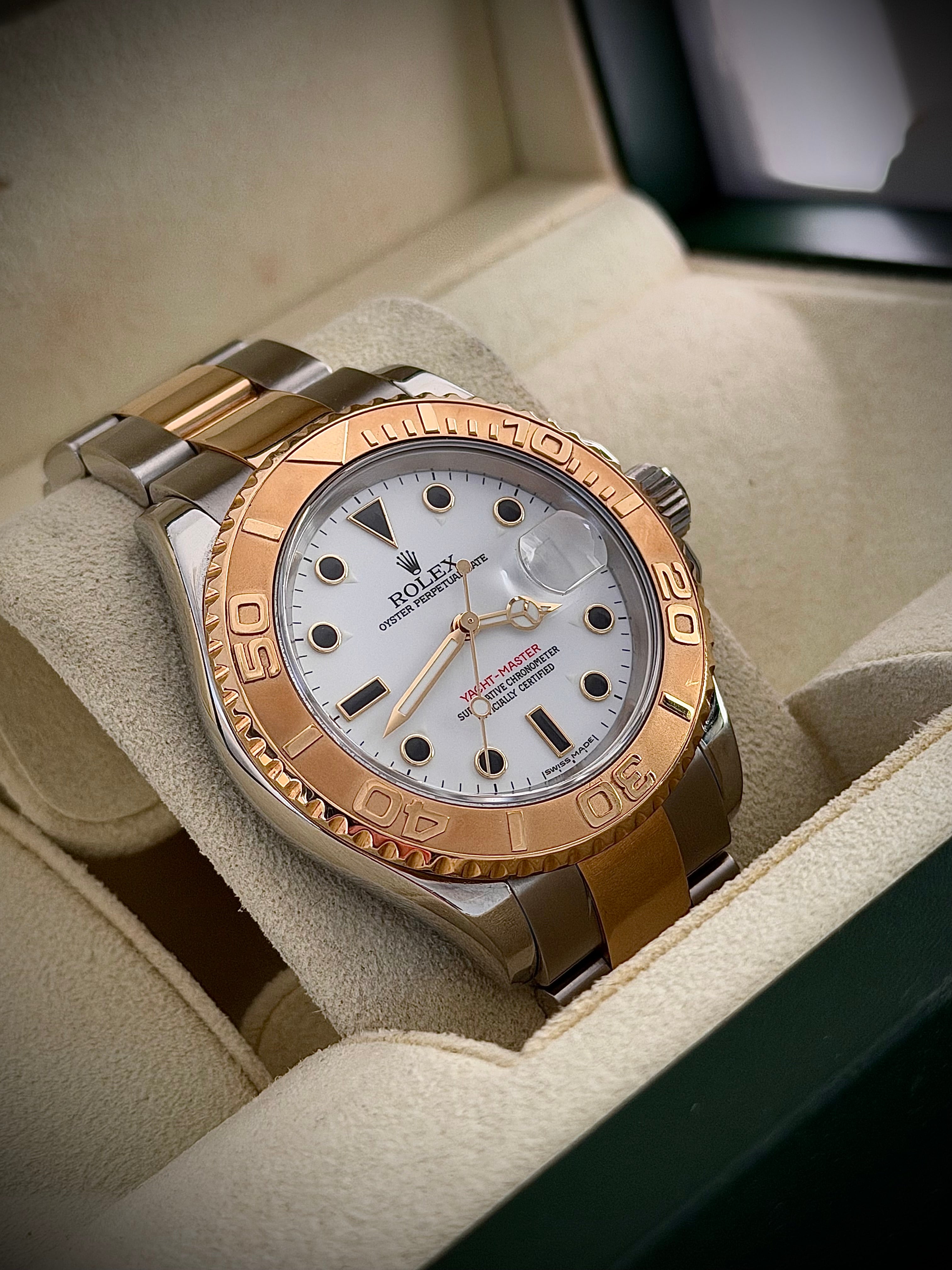 2006 ROLEX YACHT-MASTER, 16623, BOX & PAPERS, INC GST