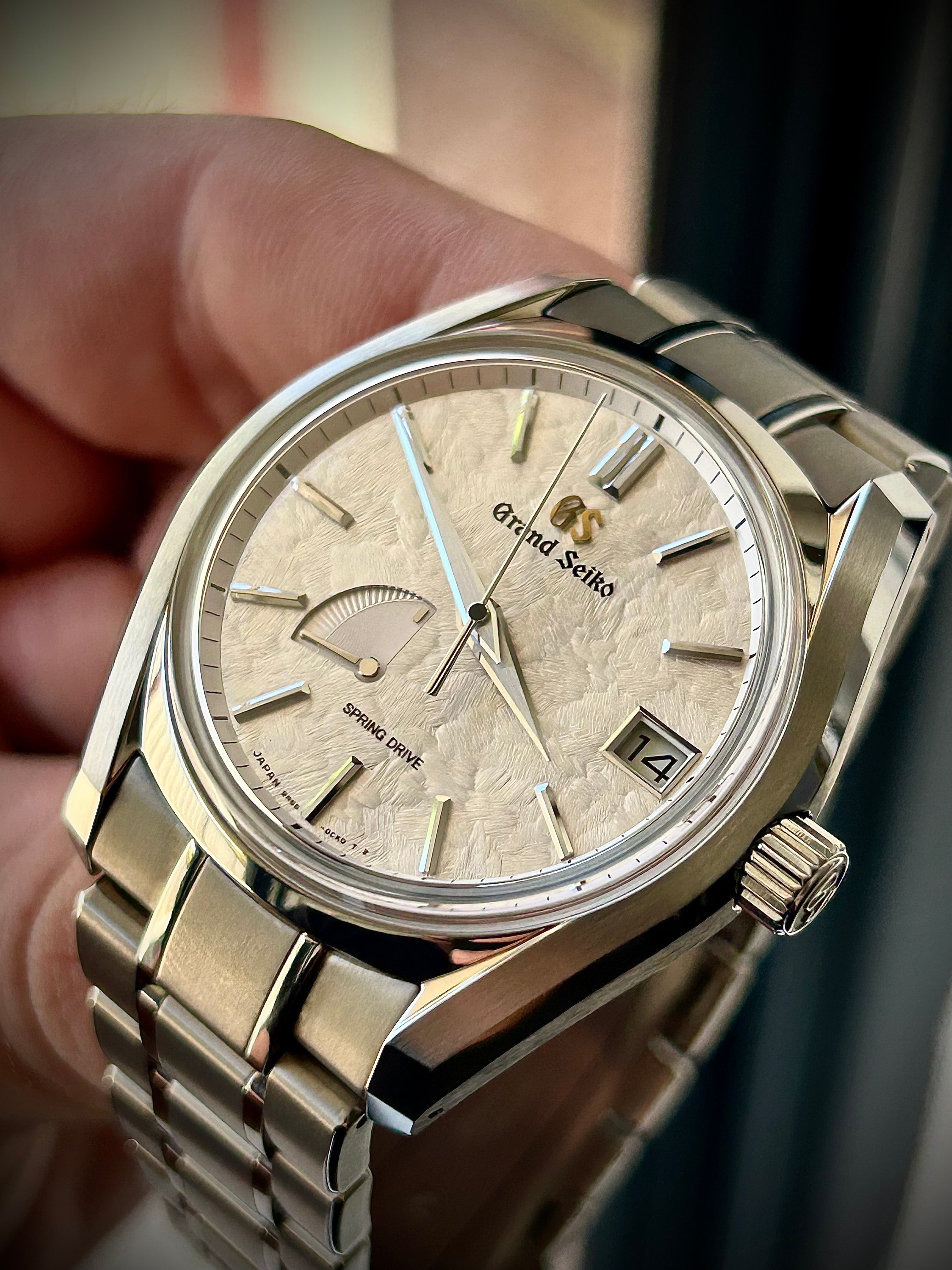 2023 GRAND SEIKO HERITAGE SPRING DRIVE, SHUNBUN, SBGA413, FULL SET, INC GST