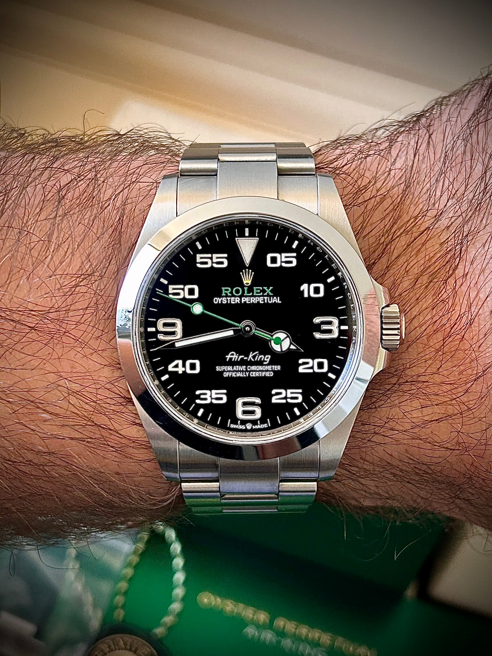 2022 ROLEX AIR KING, 126900, FULL SET, INC GST