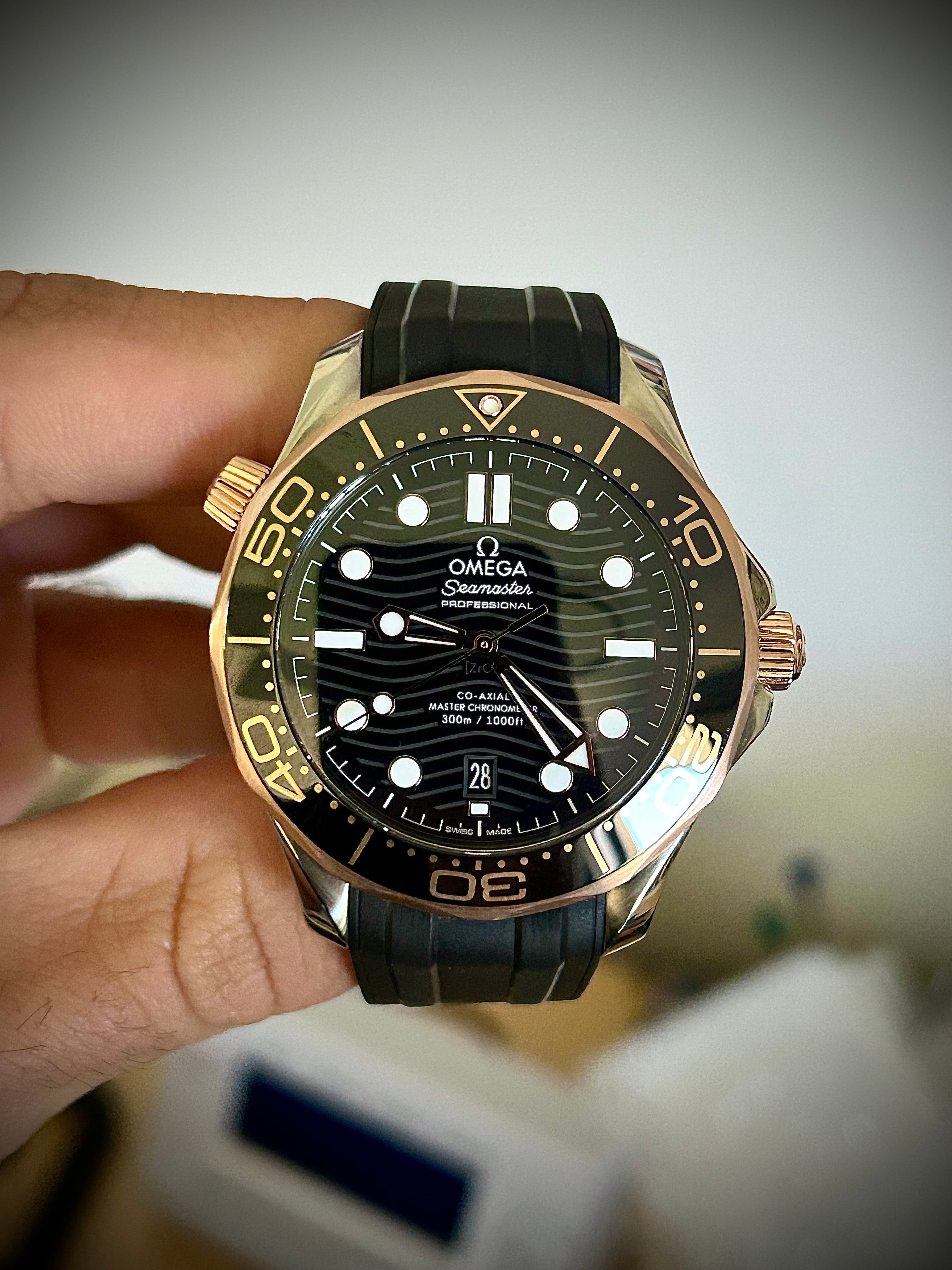 CIRCA 2021 OMEGA SEAMASTER 300, SEDNA, SERVICED, WATCH AND BOX, INC GST