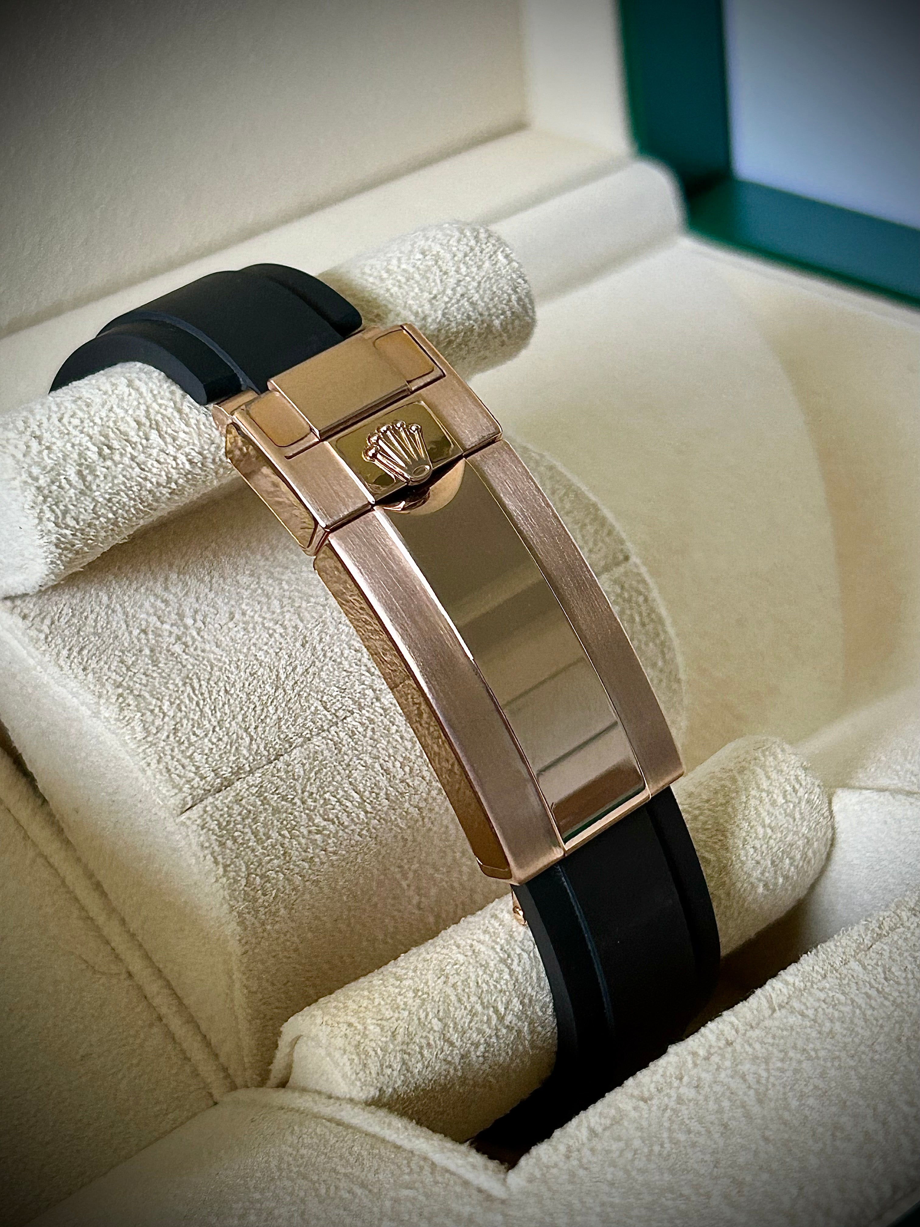 2024 ROLEX YACHT-MASTER 40, ROSE GOLD, 126655, FULL SET