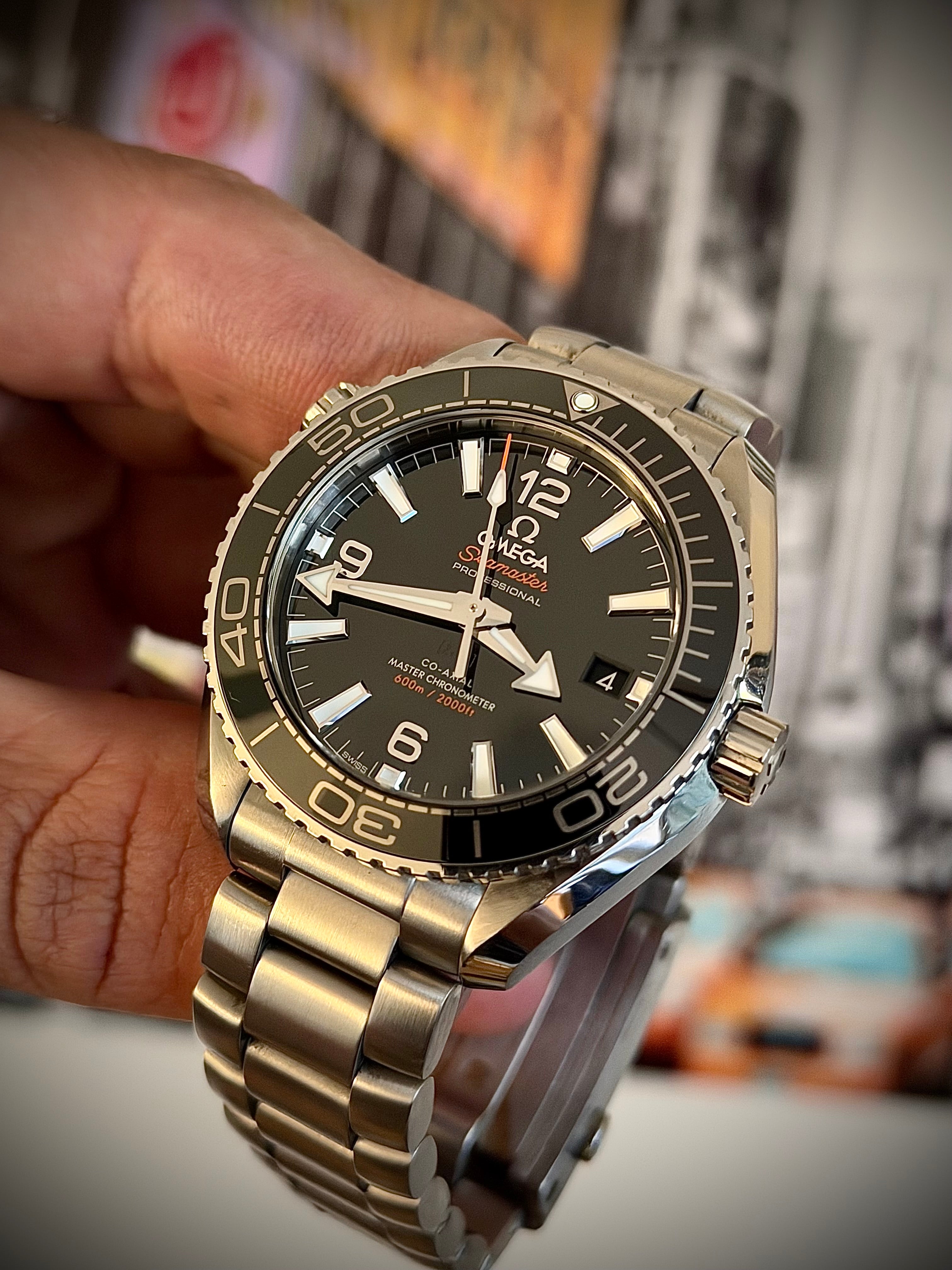 2023 OMEGA SEAMASTER PLANET OCEAN CO AXIAL 600M, 39.5MM, FULL SET, INC GST