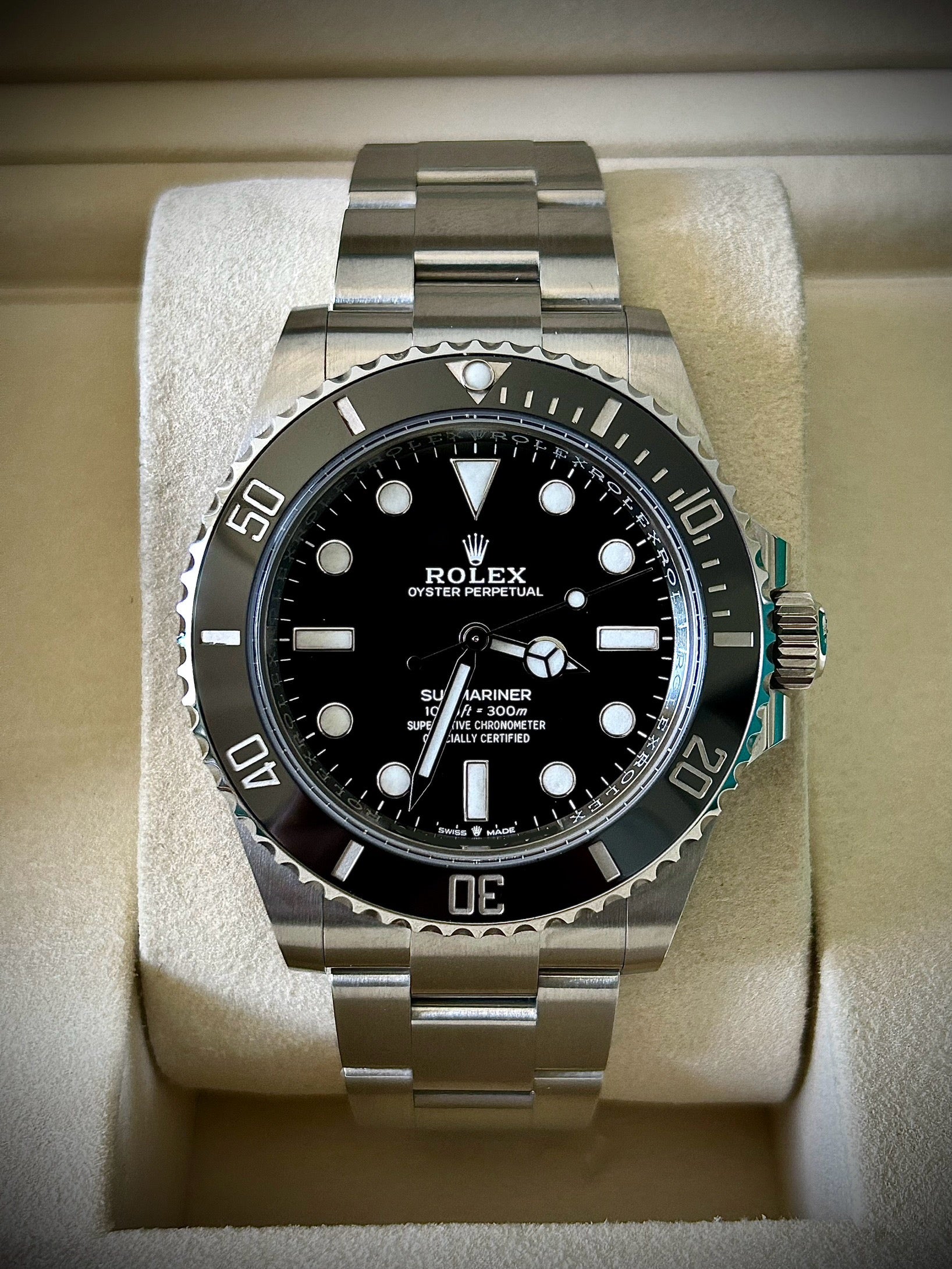 2025 ROLEX SUBMARINER NO DATE, 124060, FULL, INC GST