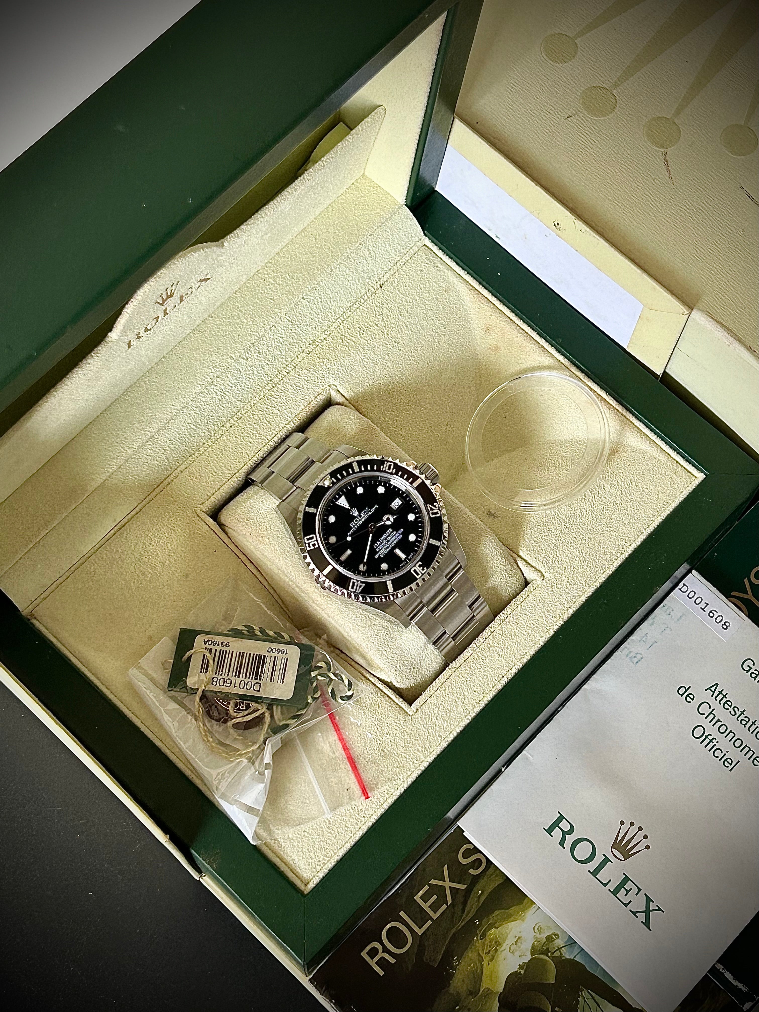 2007 ROLEX SEA-DWELLER 16600, FULL SET, INC GST