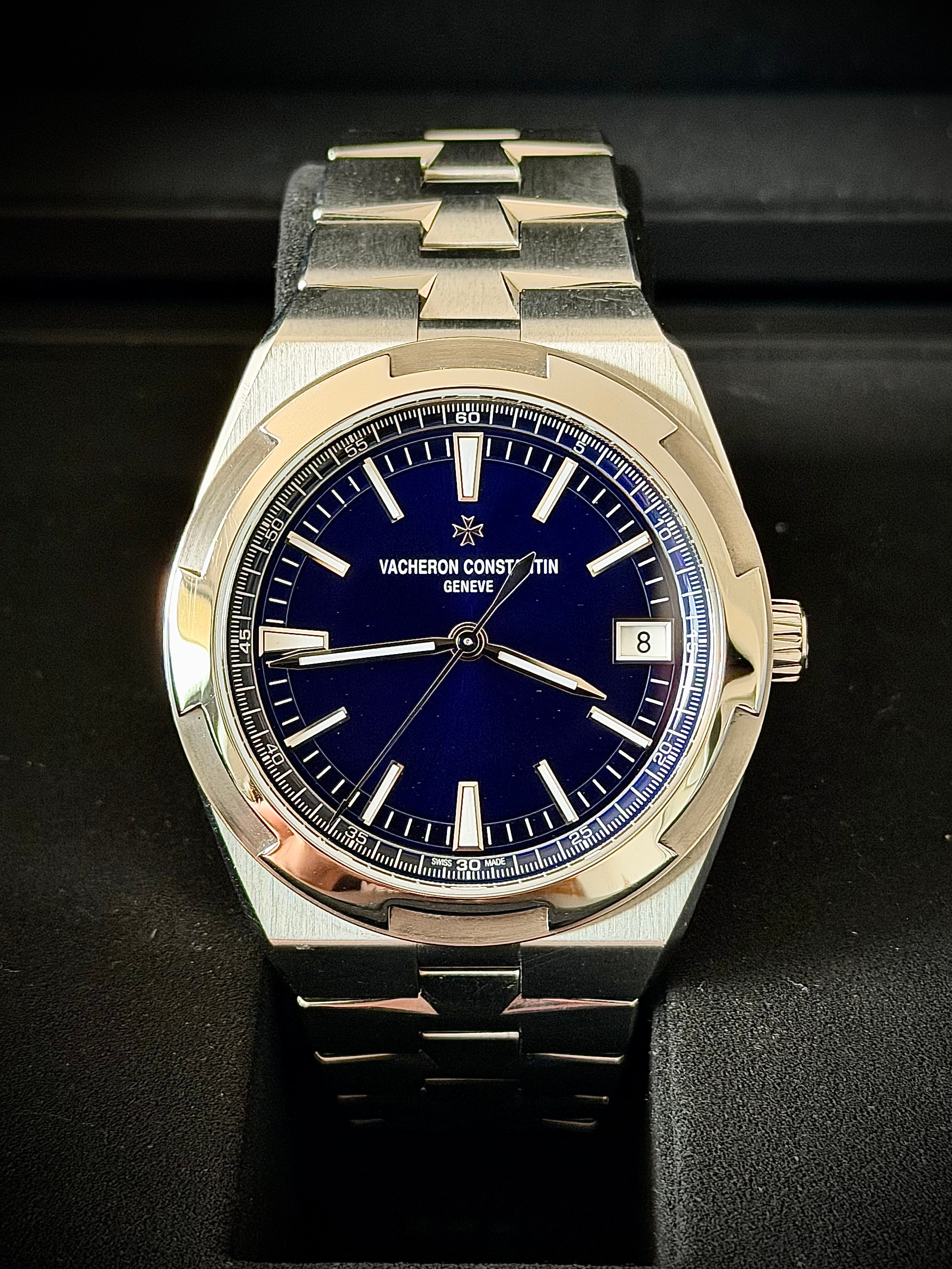 2024 VACHERON CONSTANTIN OVERSEAS, BLUE DIAL, 4520V/110A-B128, FULL SET, INC GST