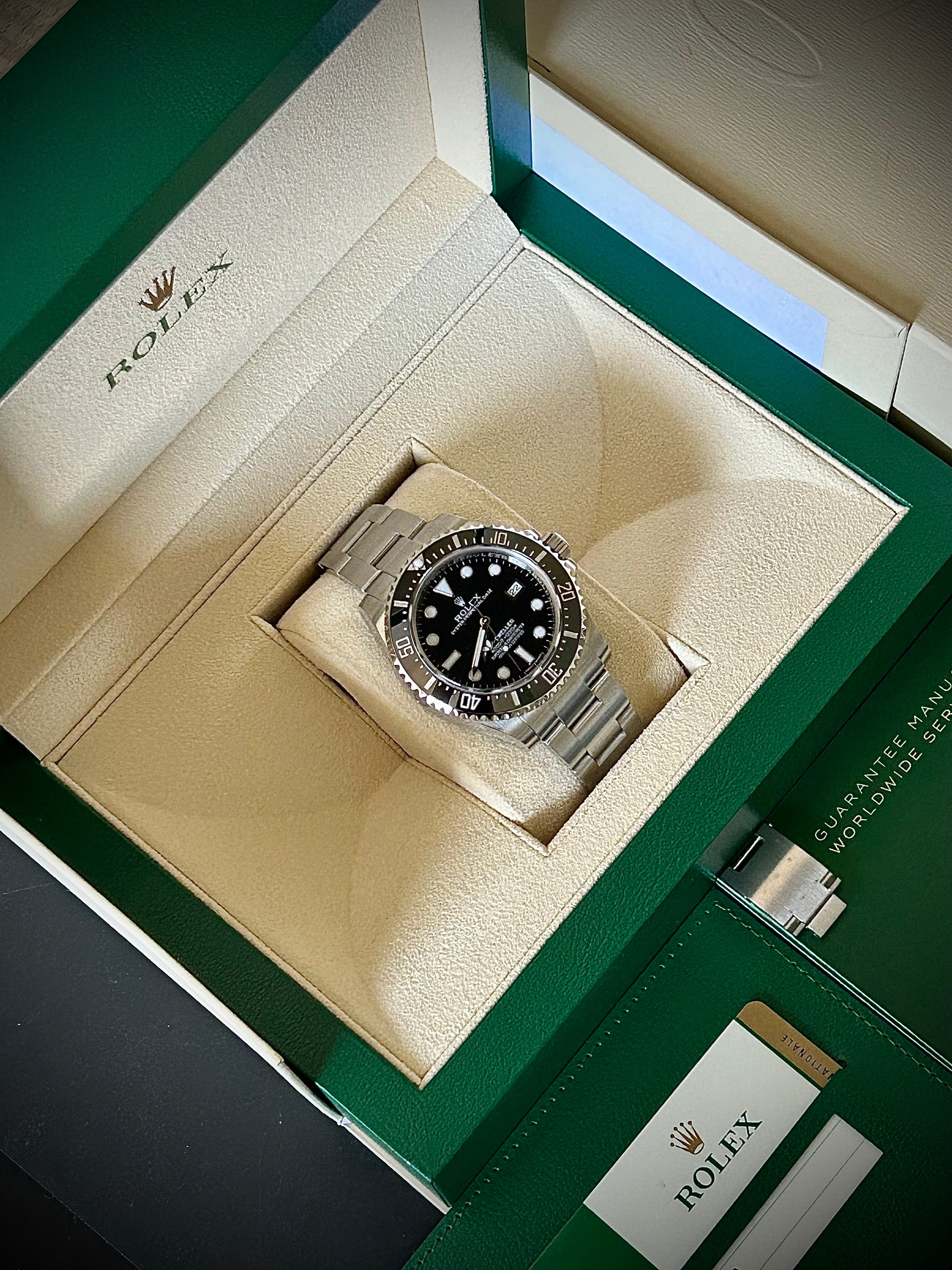 2015 ROLEX SEA-DWELLER 4000, 116600, FULL SET, INC GST