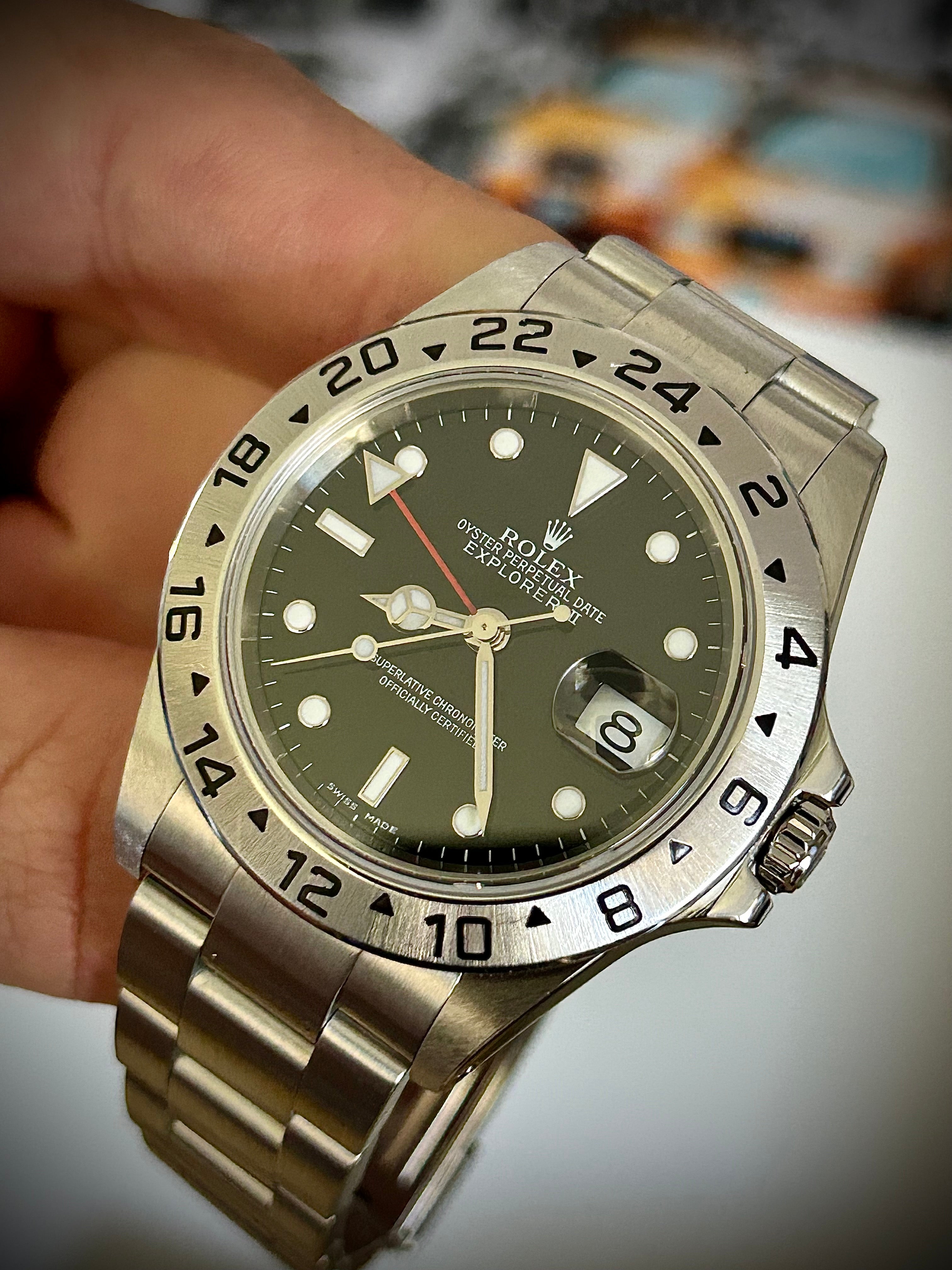 2002 ROLEX EXPLORER II, 16570, WATCH ONLY, INC GST