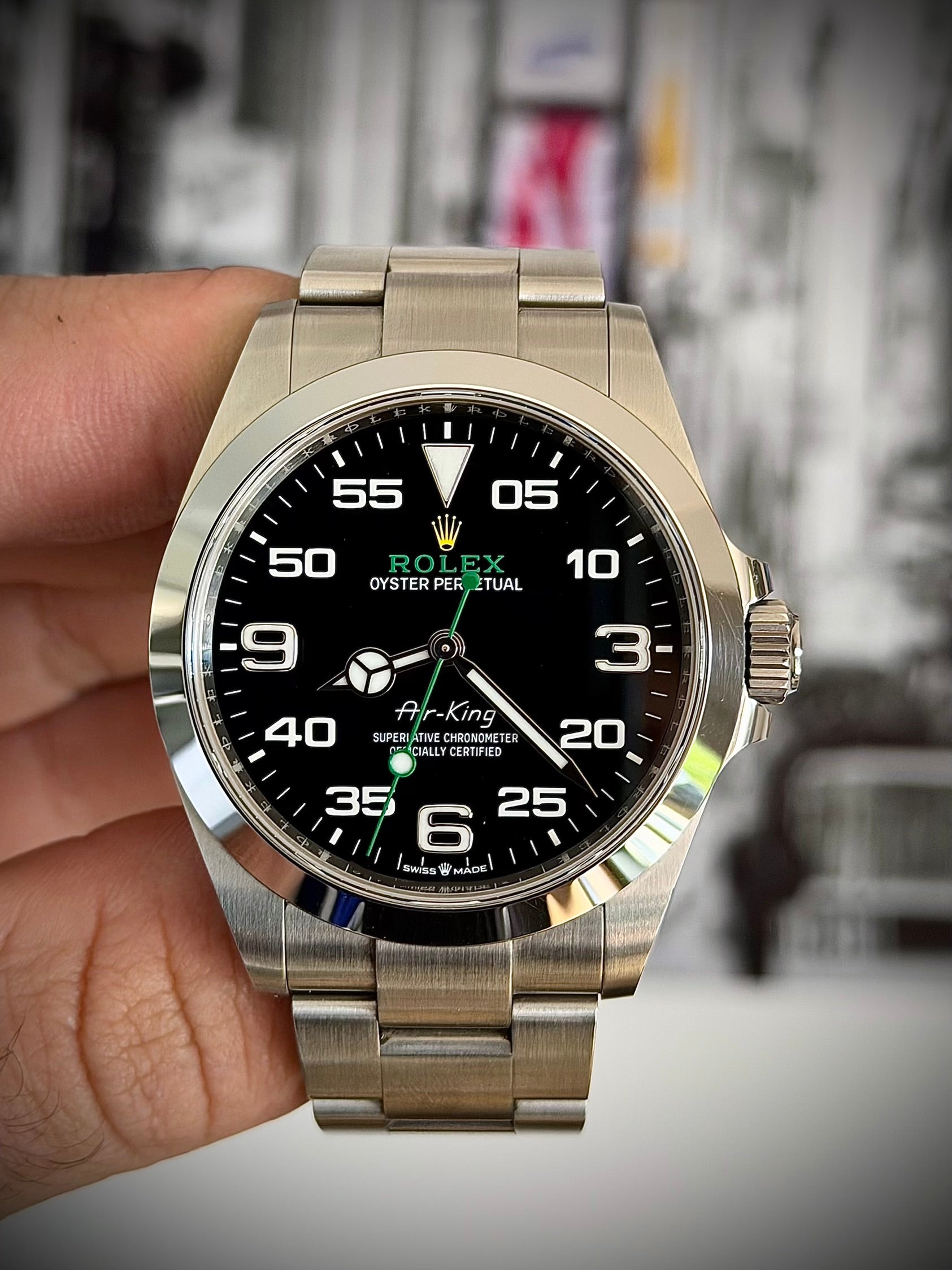 2022 ROLEX AIR KING, 126900, FULL SET, INC GST