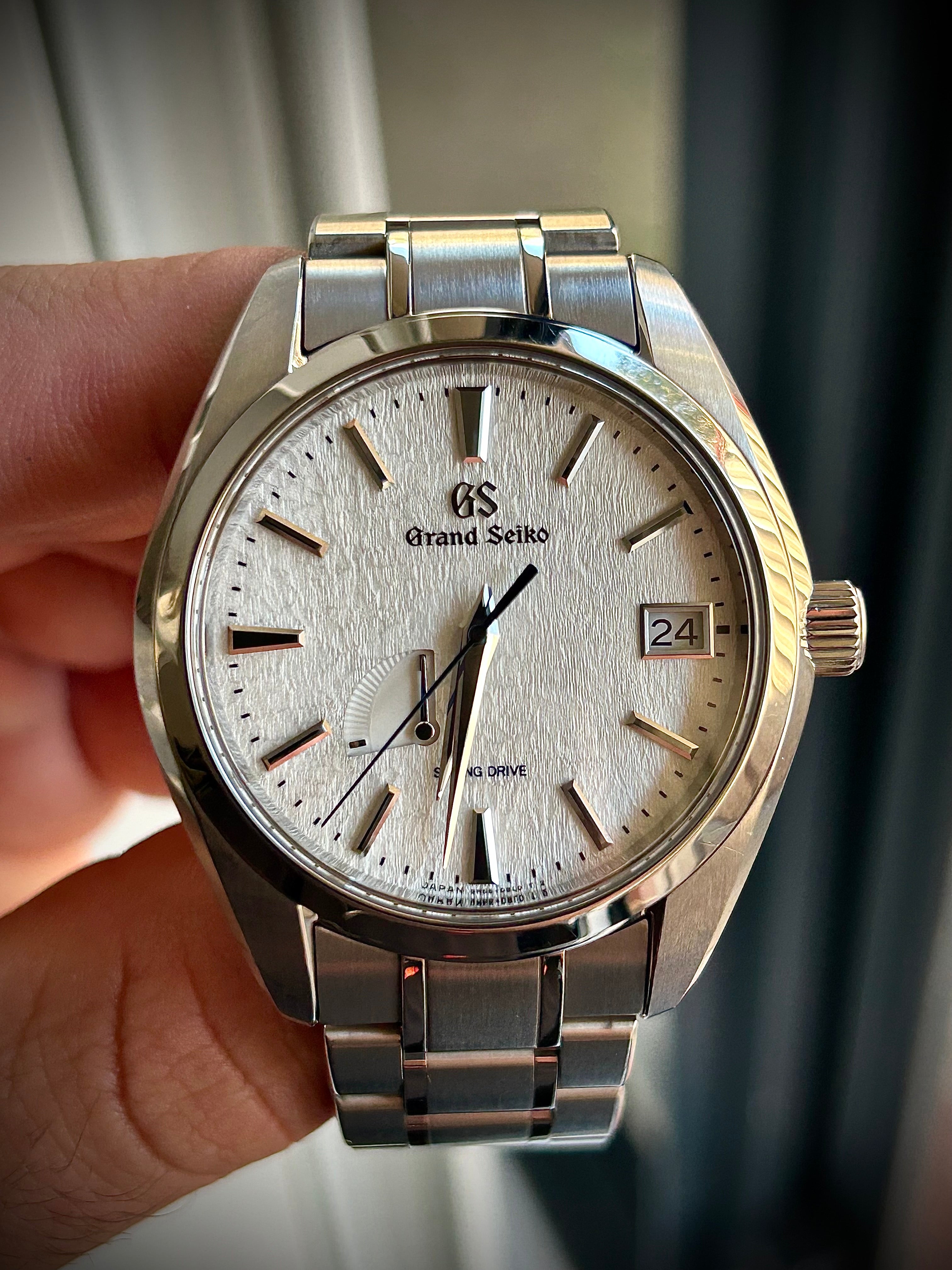 2019 GRAND SEIKO HERITAGE, SNOW FLAKE, 9R65-0AE0, FULL SET, INC GST