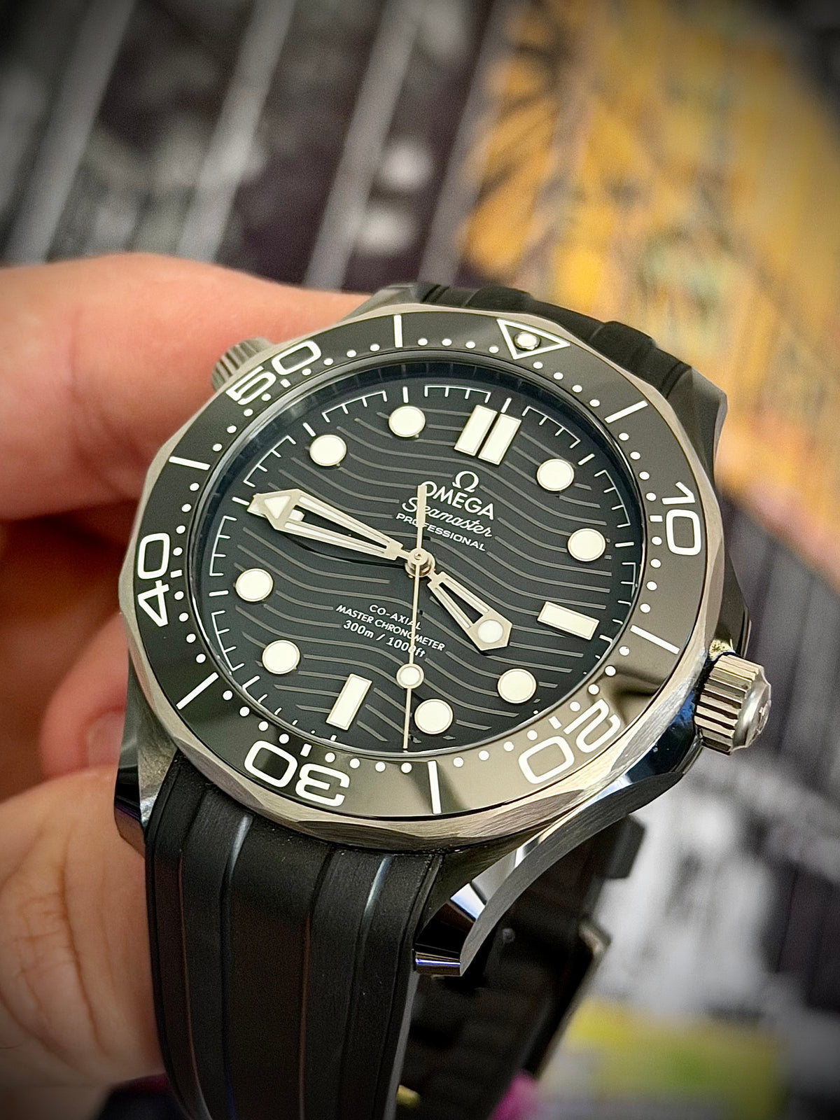 2026 OMEGA SEAMASTER DIVER 300M, 210.92.44.20.01.001, BLACK CERAMIC, FULL SET, INC GST
