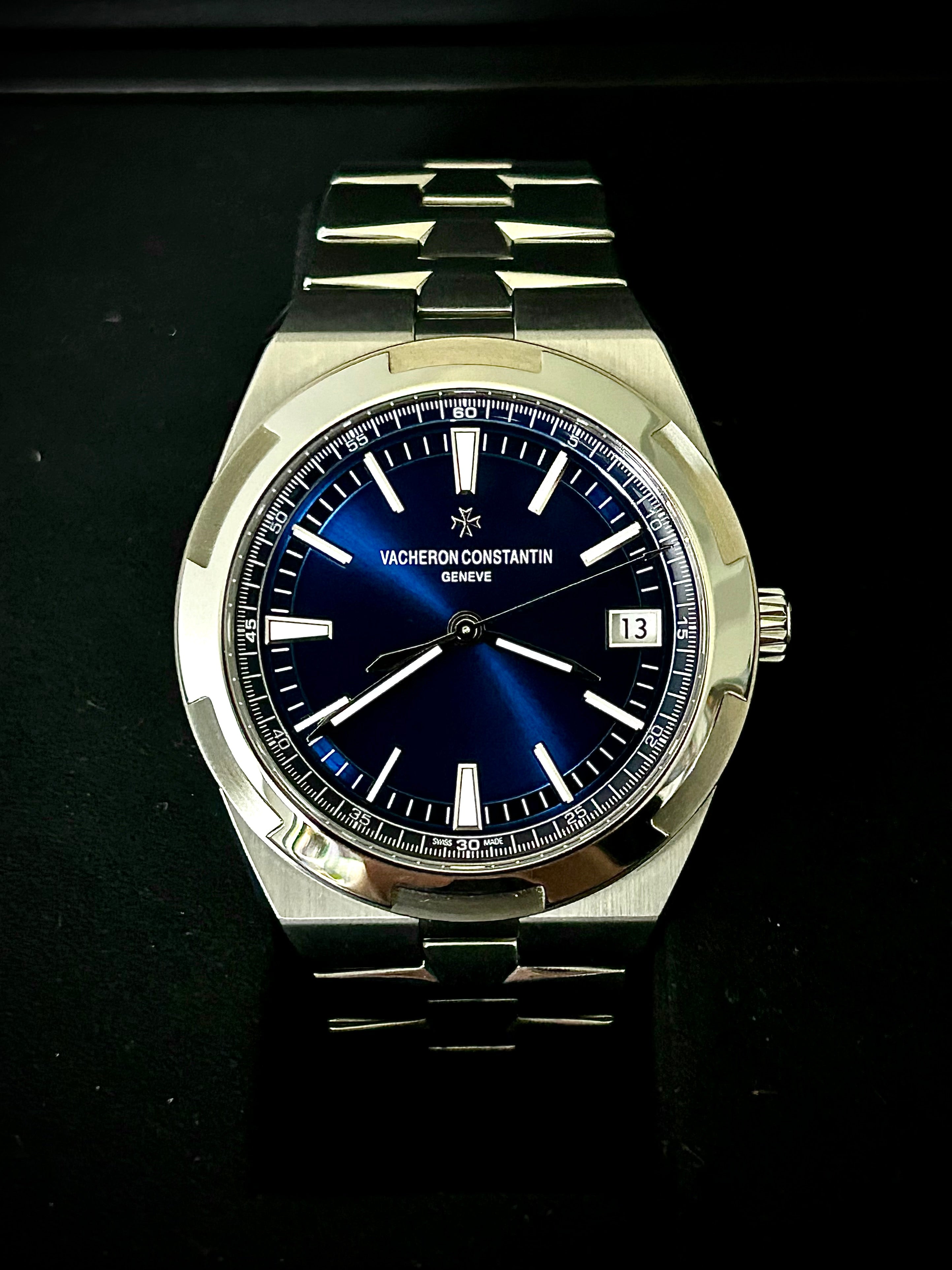 2021 VACHERON CONSTANTIN OVERSEAS, BLUE DIAL, 4500V/110A-B128, FULL SET, INC GST