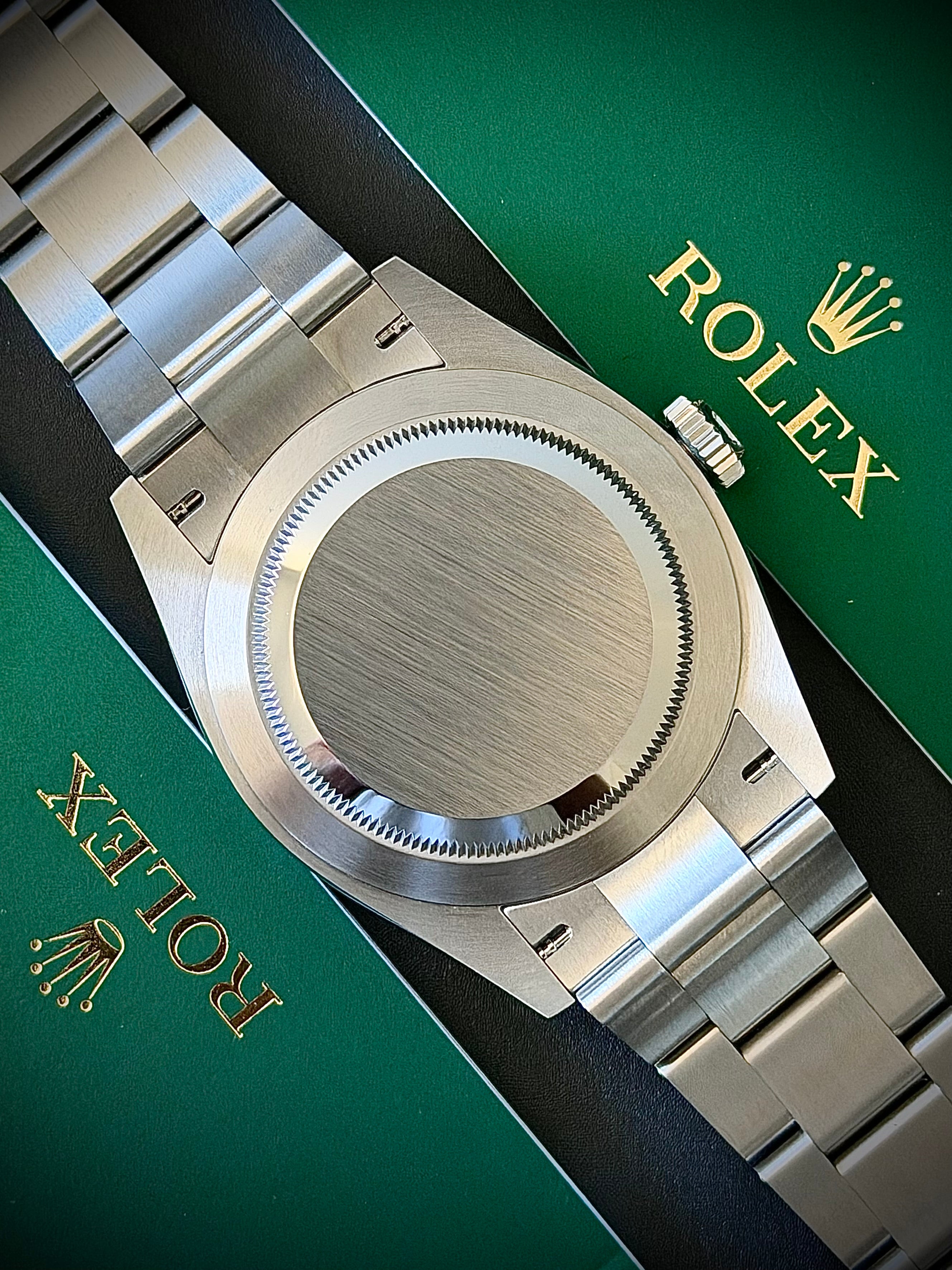 2026 ROLEX OYSTER PERPETUAL 41, MED BLUE DIAL, FULL SET, INC GST