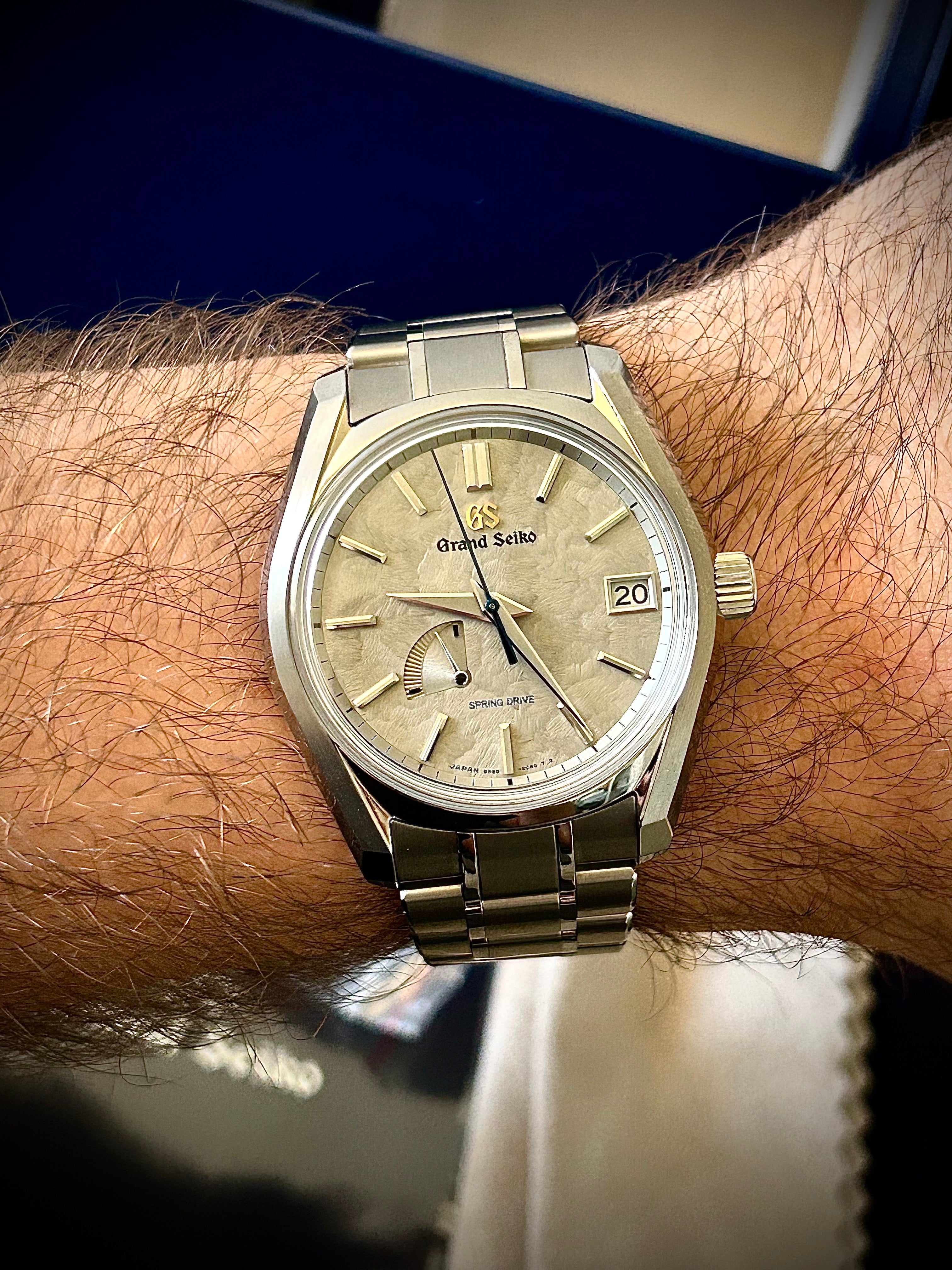 2025 GRAND SEIKO HERITAGE SPRING DRIVE, “WINTER,” SBGA415, FULL SET, INC GST