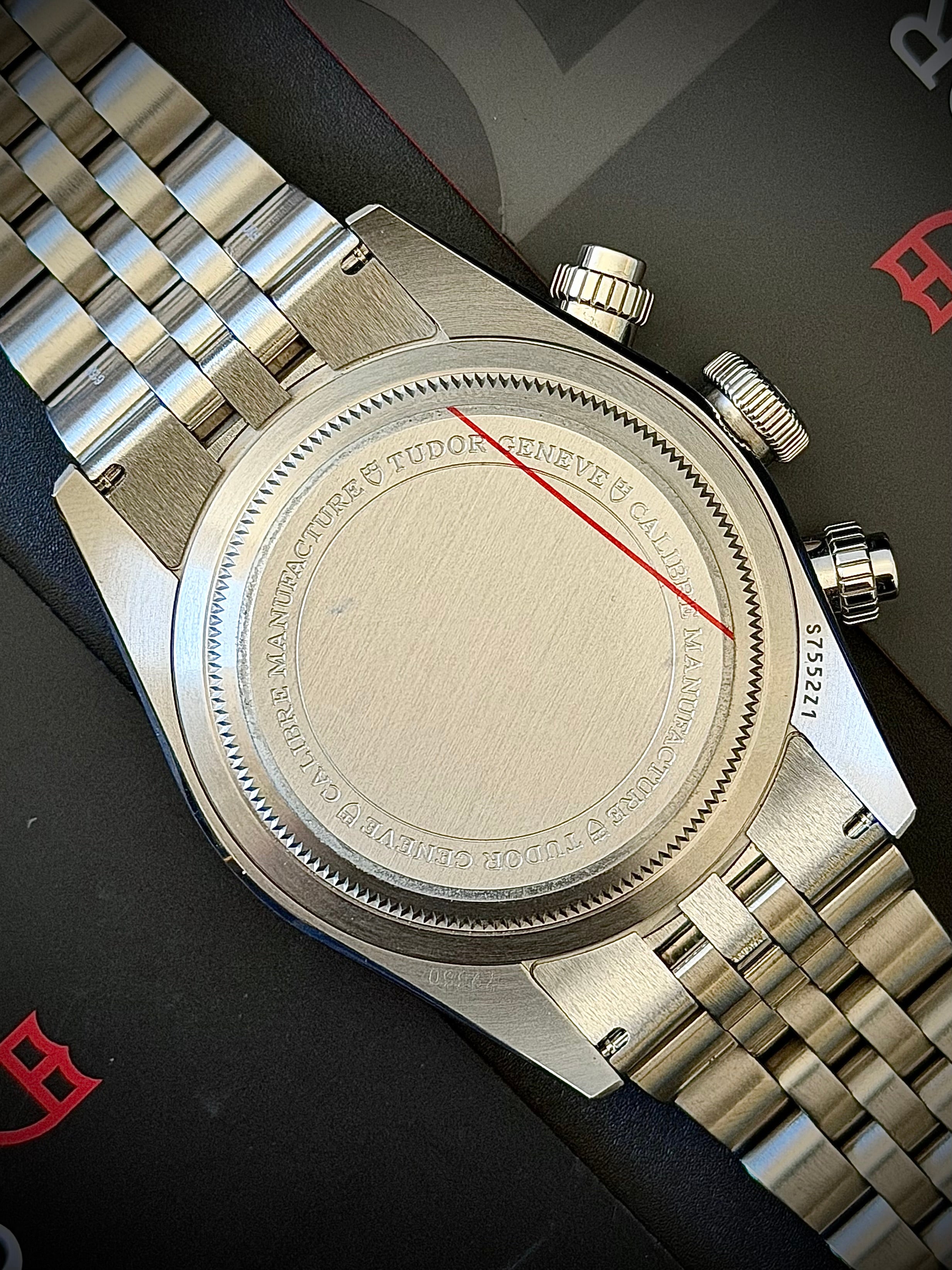 2024 TUDOR BLACK CHRONO BLUE BOUTIQUE EDITION, FULL SET, INC GST