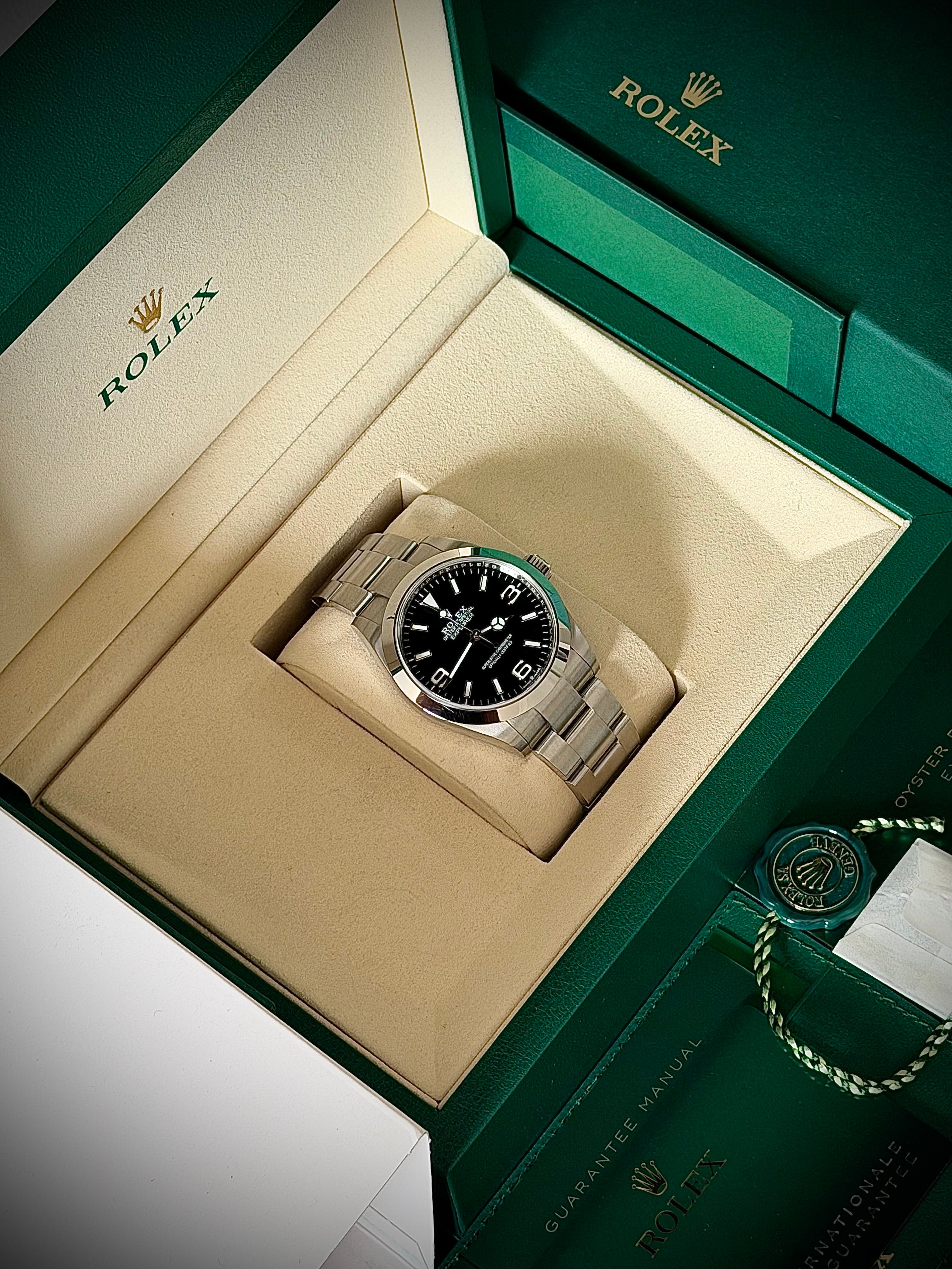 2025 ROLEX EXPLORER 40, 224270, FULL SET, INC GST