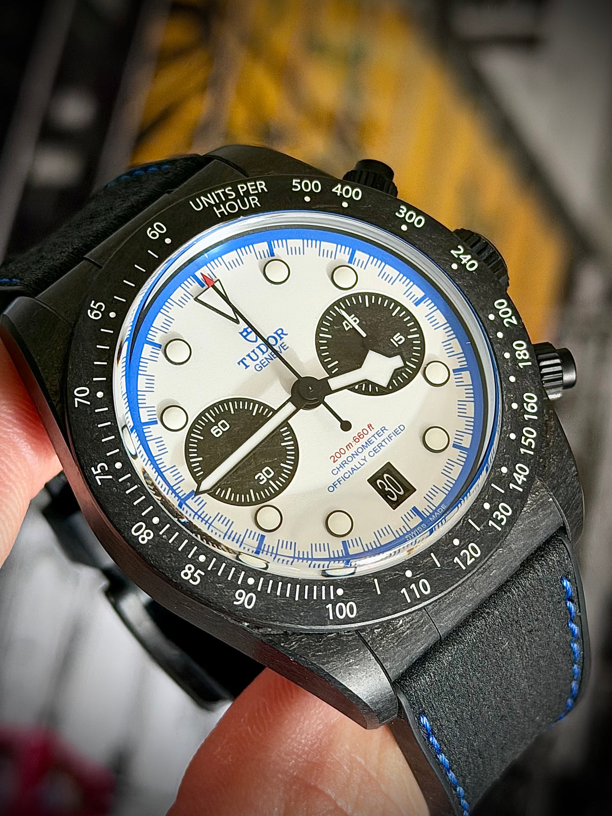 2025 TUDOR BLACK BAY CHRONO “CARBON 25”, M79377KN-0001, LIMITED EDITION, FULL SET, MINT CONDITION, INC GST