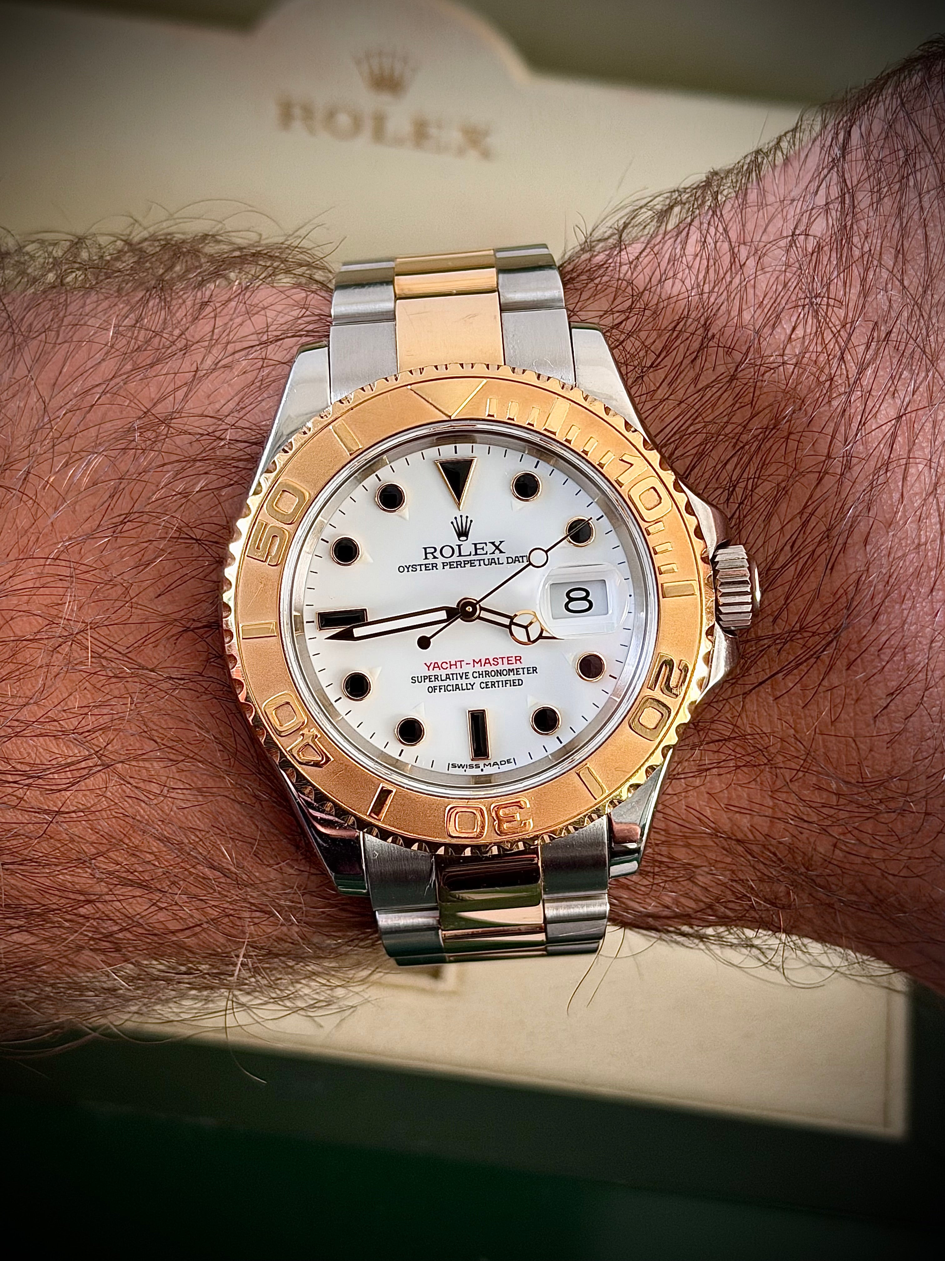 2006 ROLEX YACHT-MASTER, 16623, BOX & PAPERS, INC GST