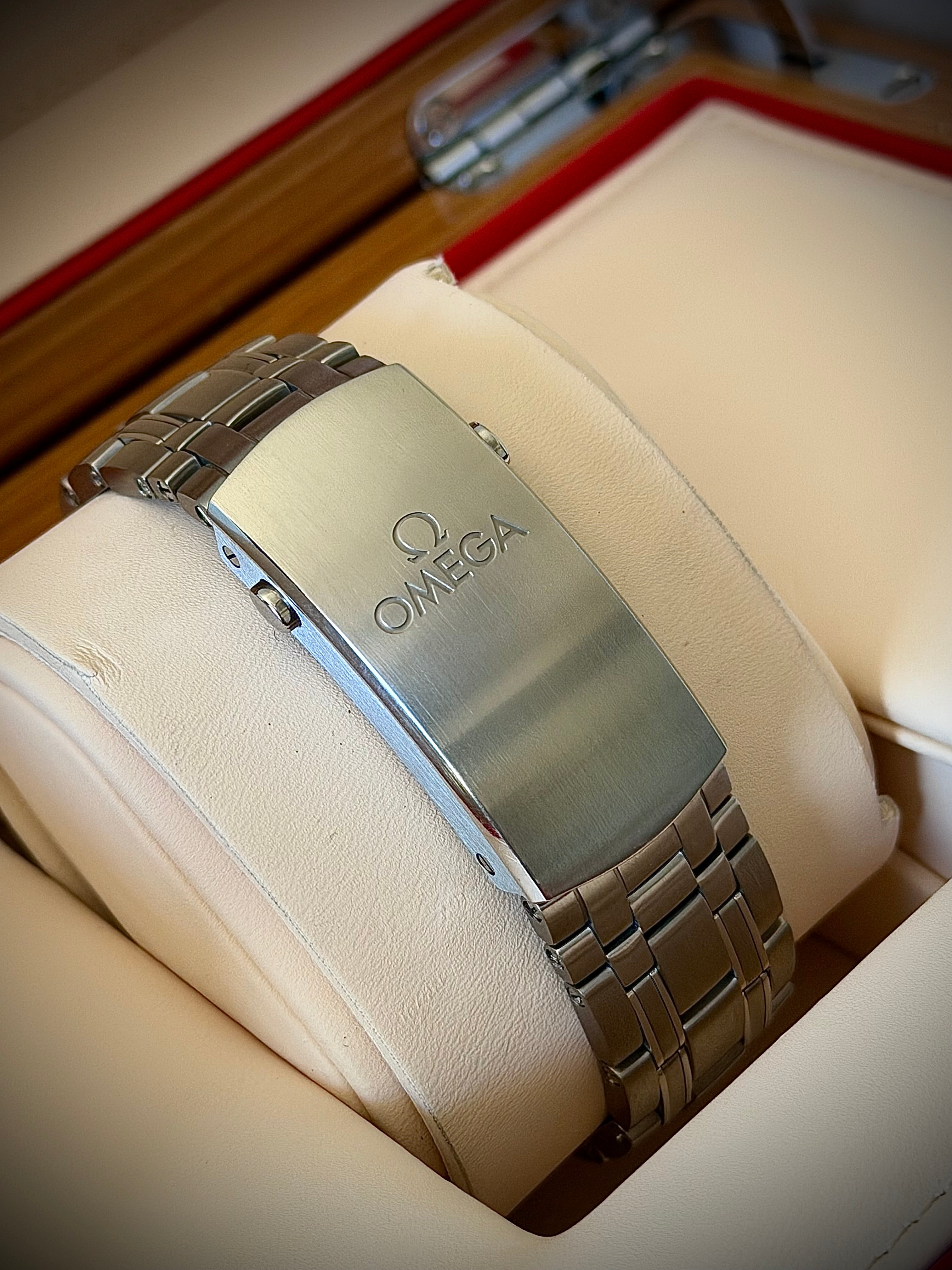 2019 OMEGA SEAMASTER 300, BLUE DIAL, FULL SET, INC GST