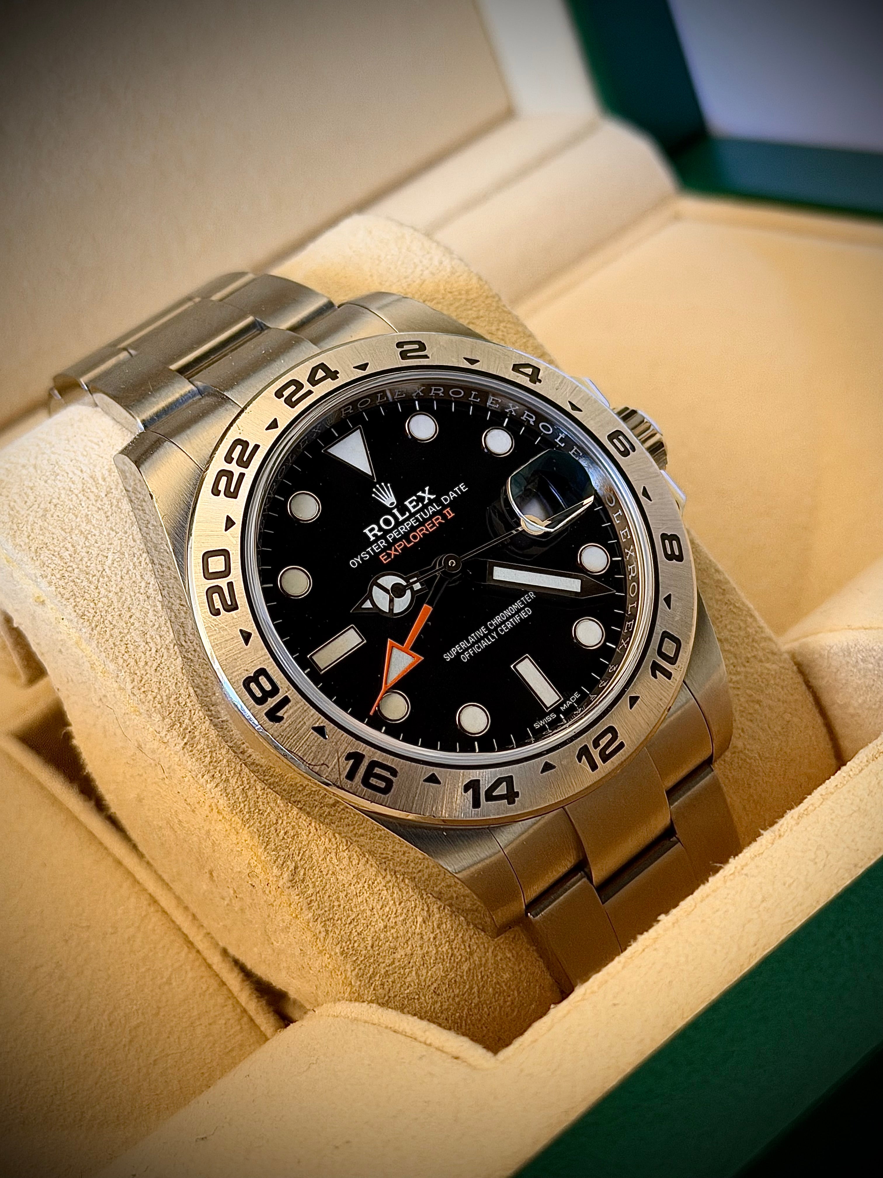 2016 ROLEX EXPLORER II, 216570, FULL SET, INC GST