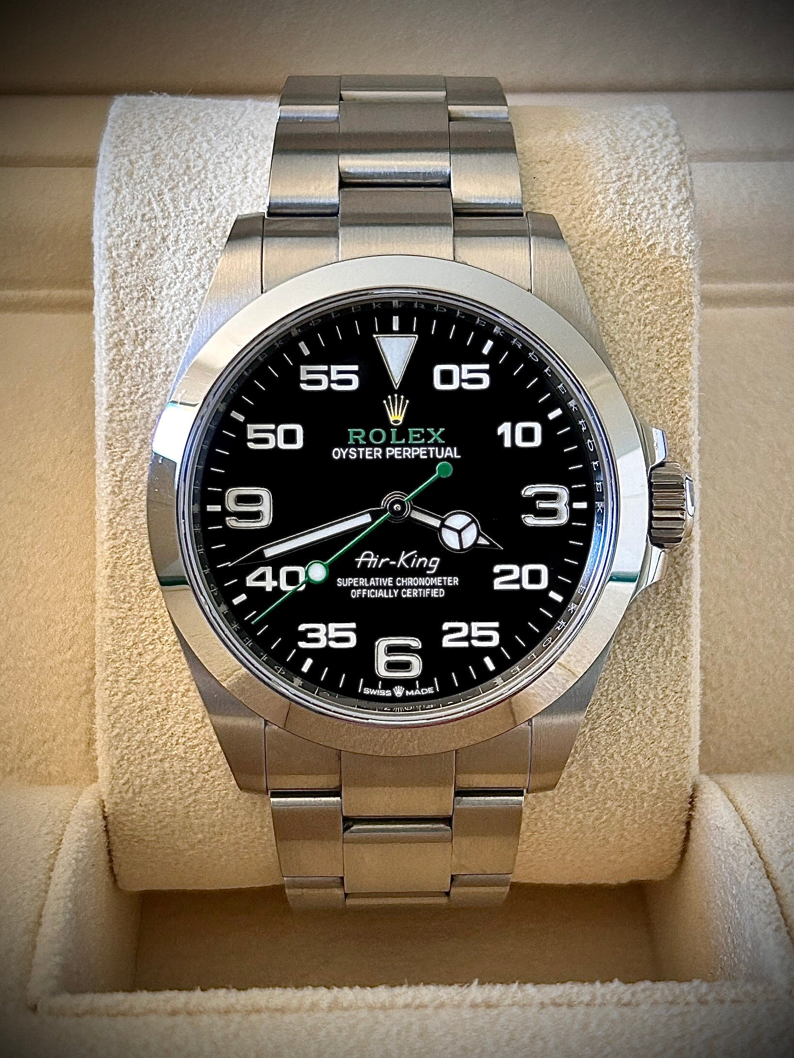 2022 ROLEX AIR KING, 126900, FULL SET, INC GST
