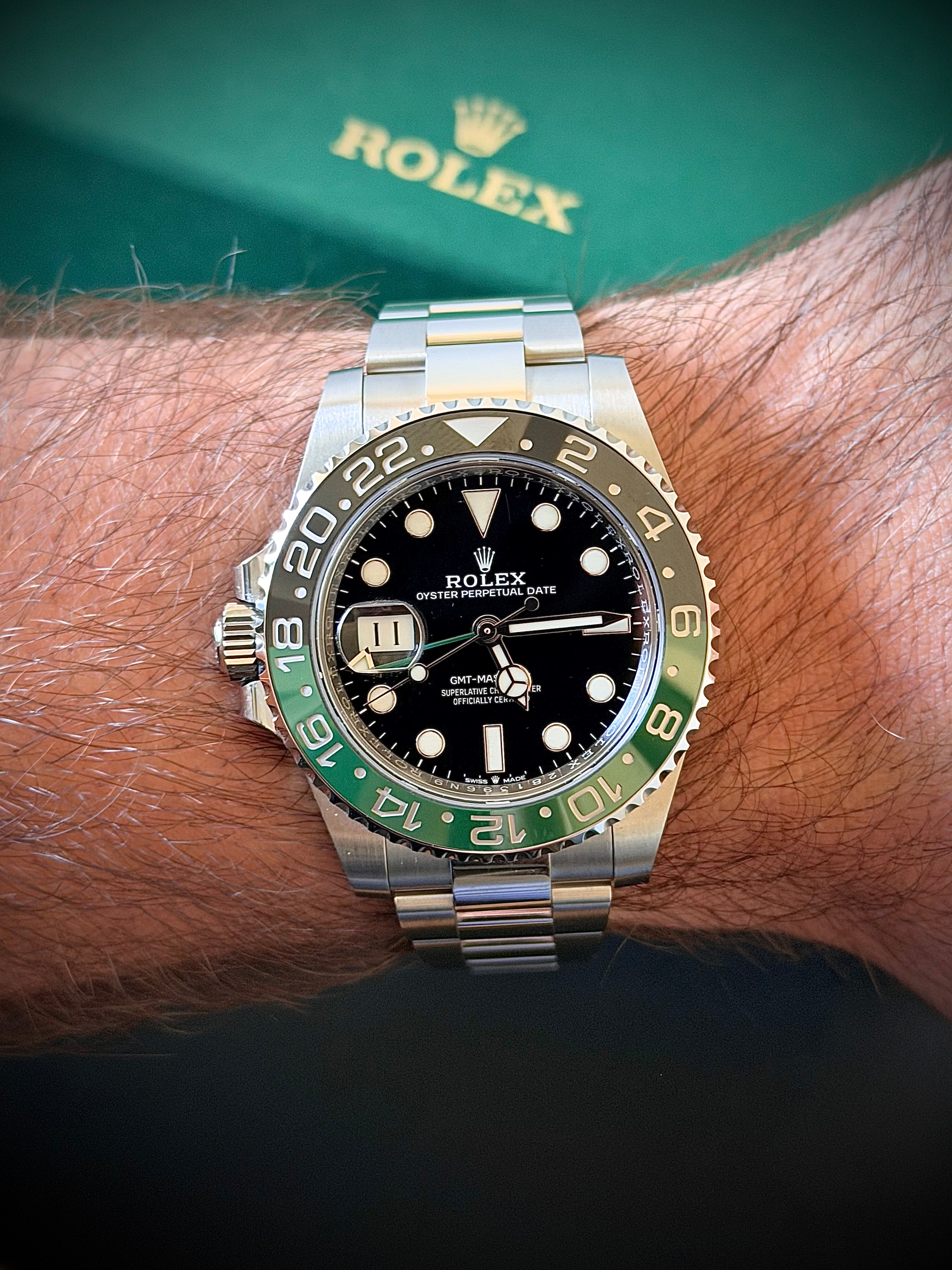 2025 ROLEX GMT-MASTER II “SPRITE”, 126720VTNR, FULL SET, INC GST
