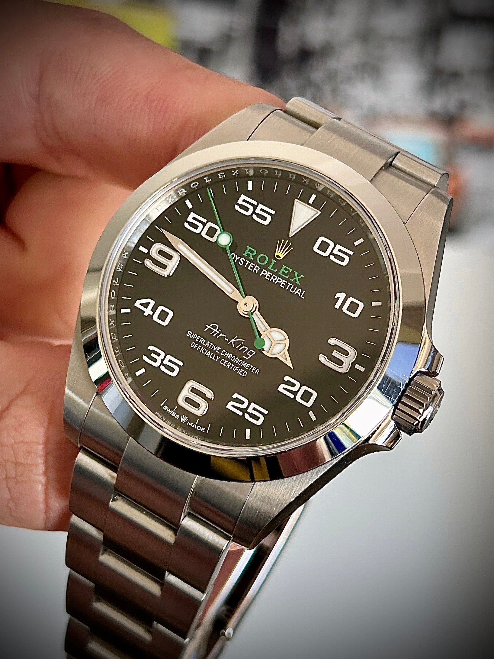 2022 ROLEX AIR KING, 126900, FULL SET, INC GST