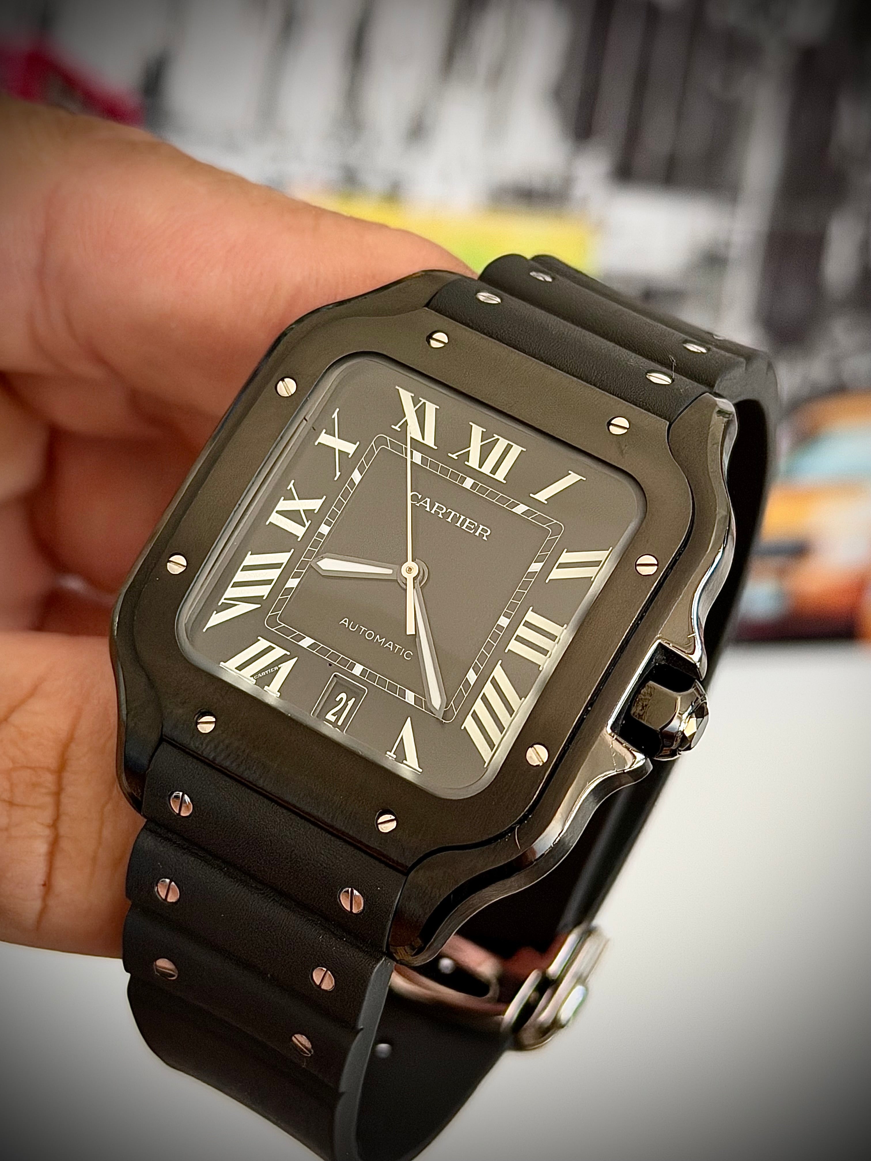 2020 CARTIER SANTOS LARGE ADLC, WSSA0039, FULL SET, INC GST