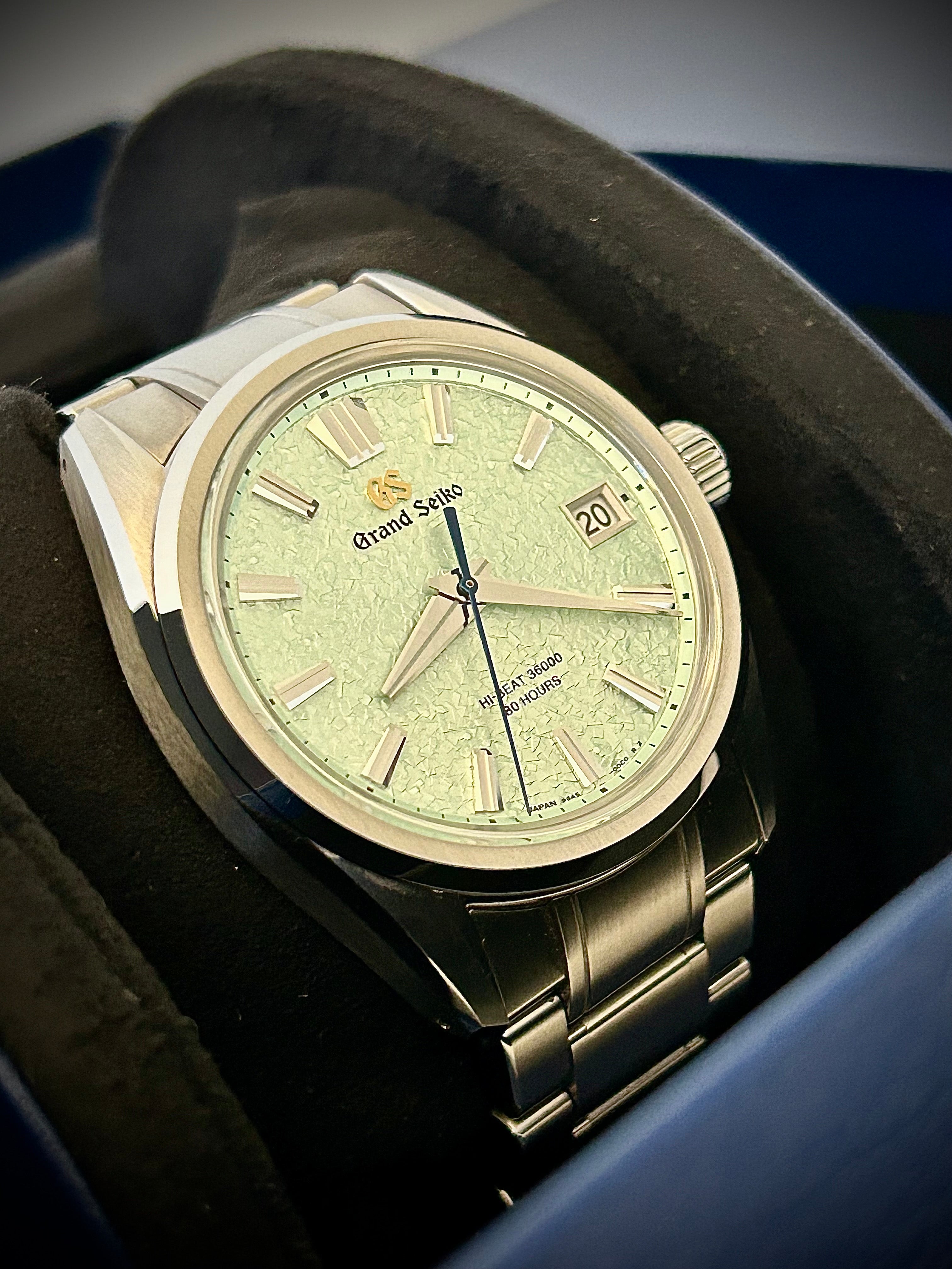 2024 GRAND SEIKO EVOLUTION 9, HI-BEAT, “GENBI VALLEY,” SLGH021, FULL SET, INC GST
