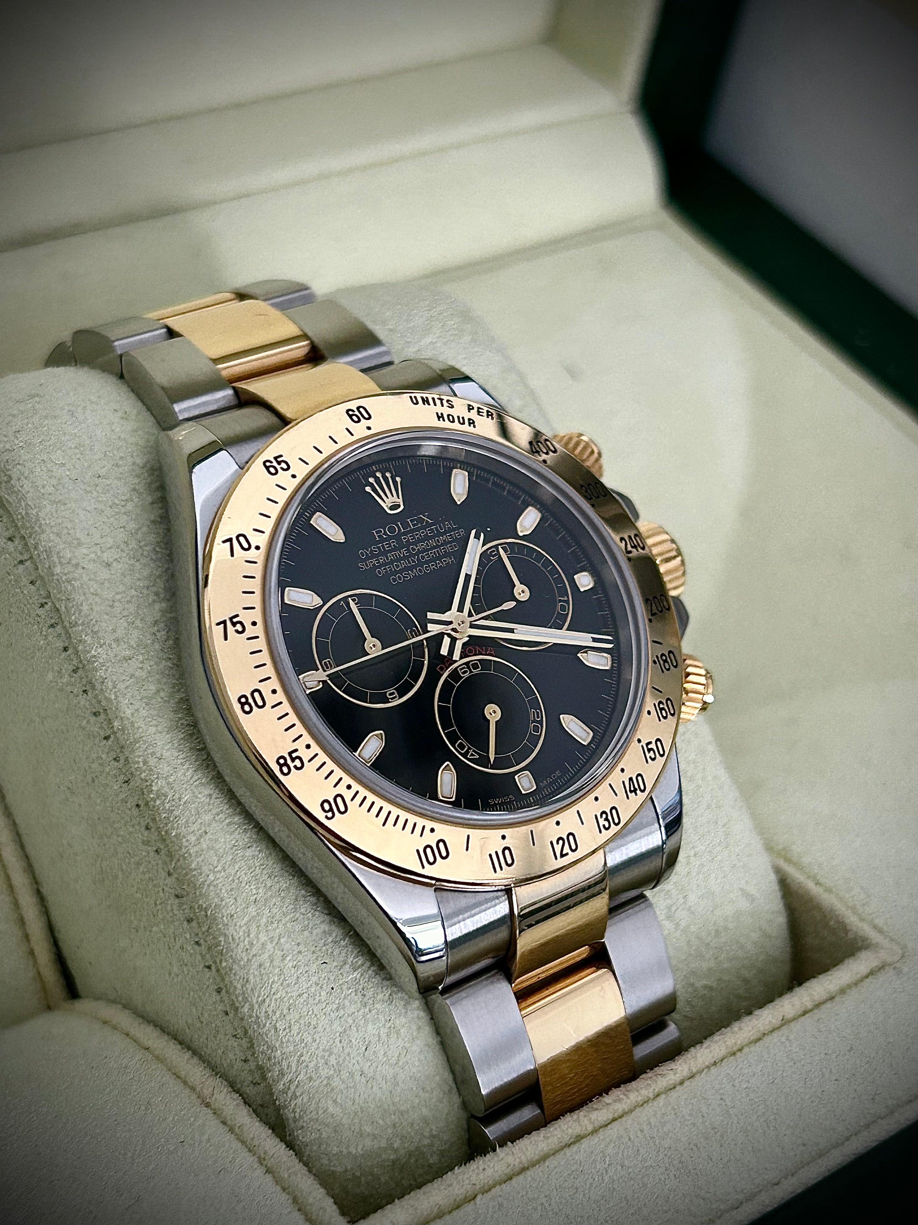 2005 ROLEX COSMOGRAPH DAYTONA, 116523, FULL SET, INC GST