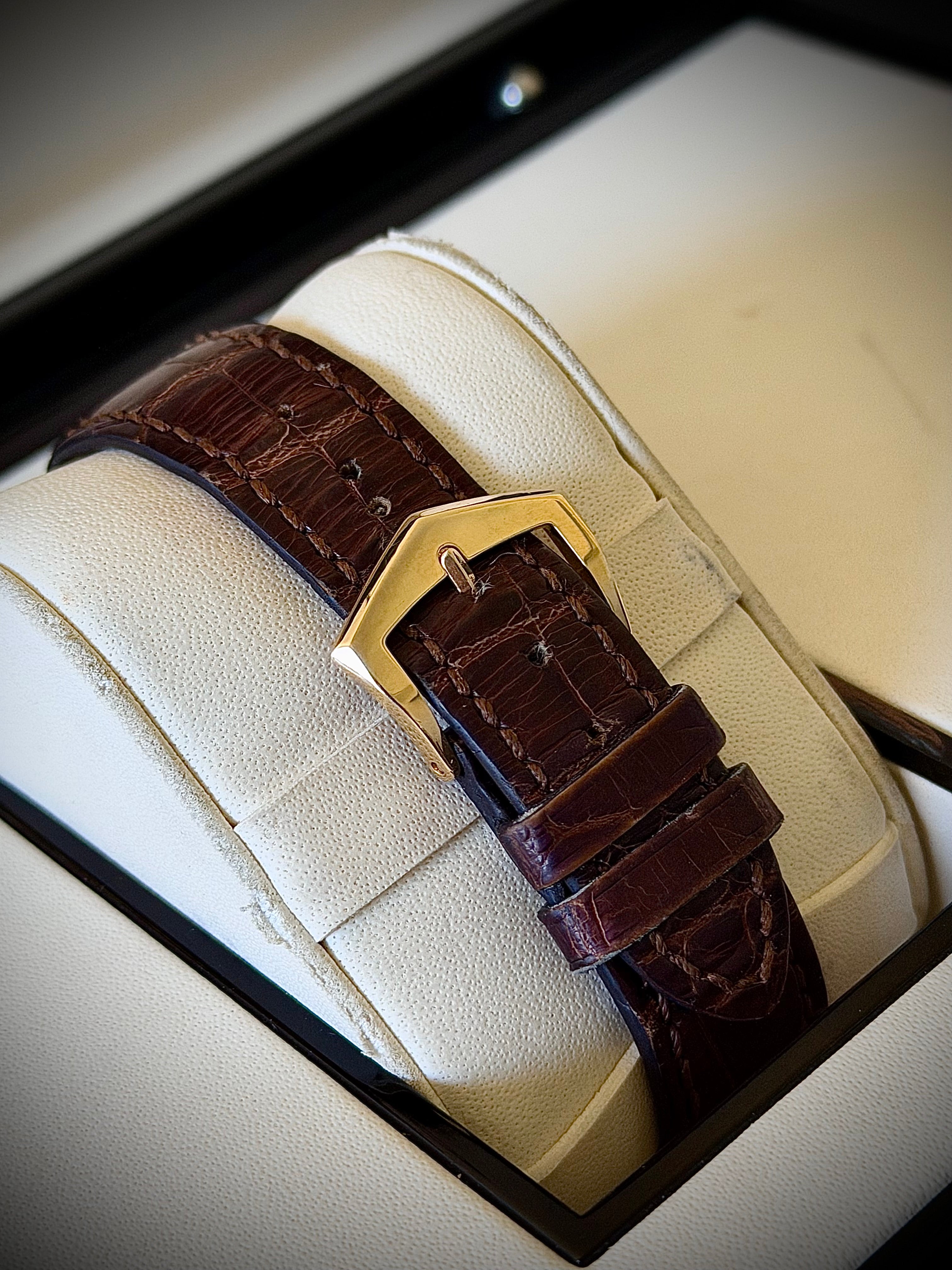 2013 PATEK PHILIPPE CALATRAVA, 5227J-001, 18CT YELLOW GOLD, FULL SET, PATEK SERVICED, ORIGINAL PURCHASE RECEIPT, INC GST