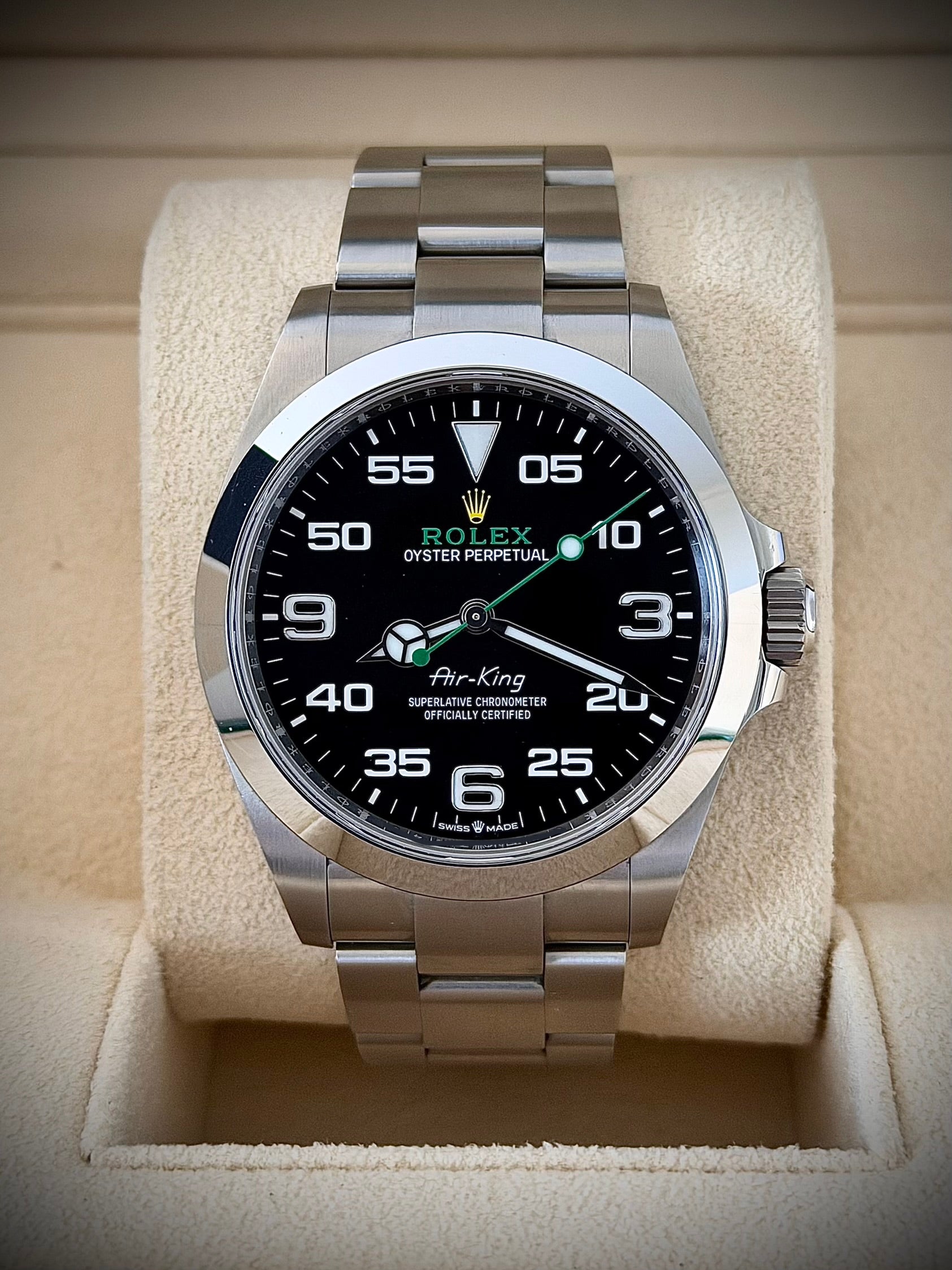 2022 ROLEX AIR KING, 126900, FULL SET, INC GST