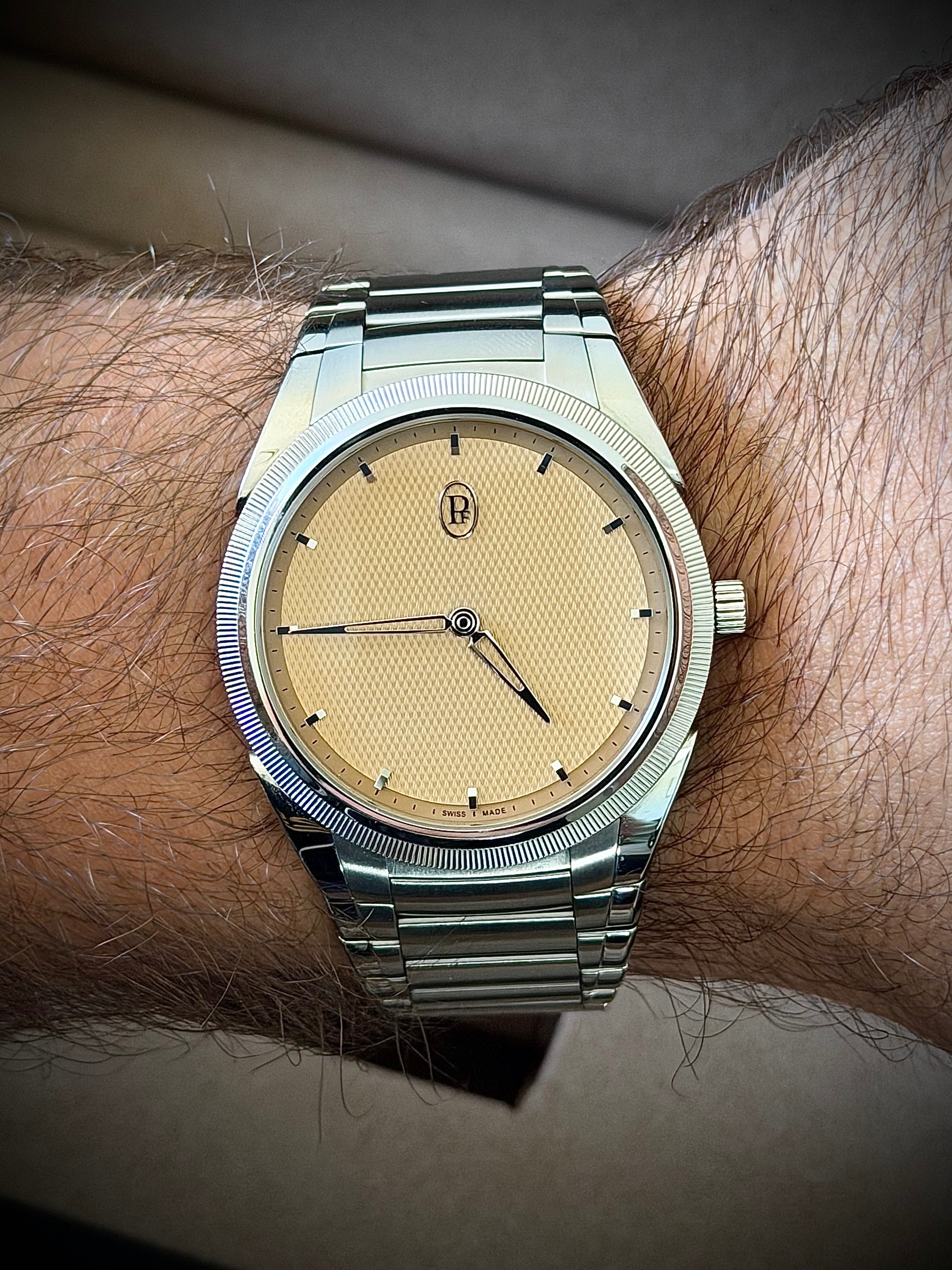 2025 PARMIGIANI FLEURIER TONDA PF “GOLDEN SIENA”, PFC914-1020021-100182, FULL SET, INC GST