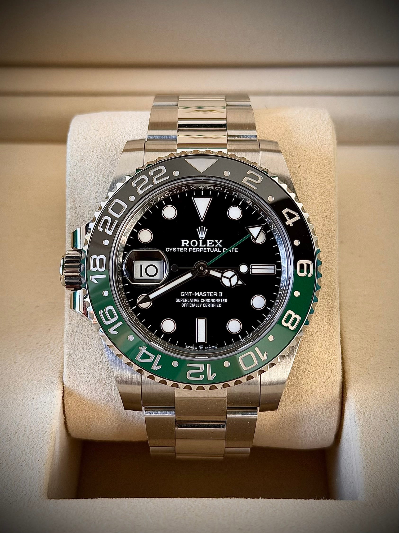 2025 ROLEX GMT-MASTER II “SPRITE”, 126720VTNR, FULL SET, INC GST