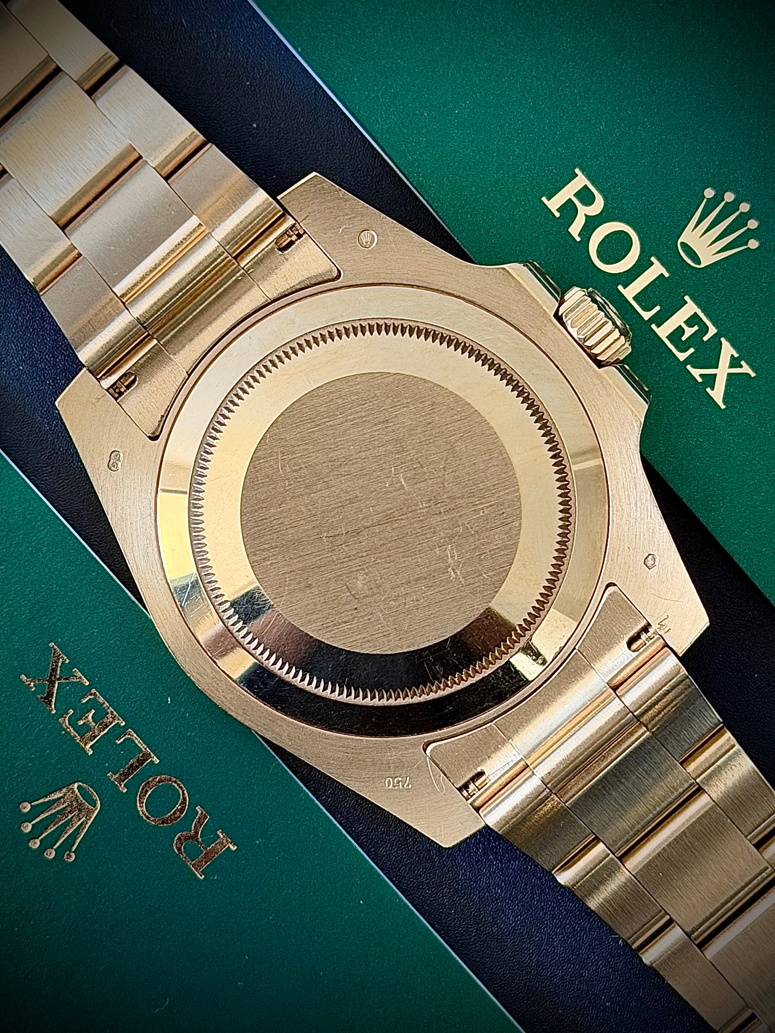 2019 ROLEX SUBMARINER DATE, YELLOW GOLD, 116618LN, BOX FULL SET, INC GST