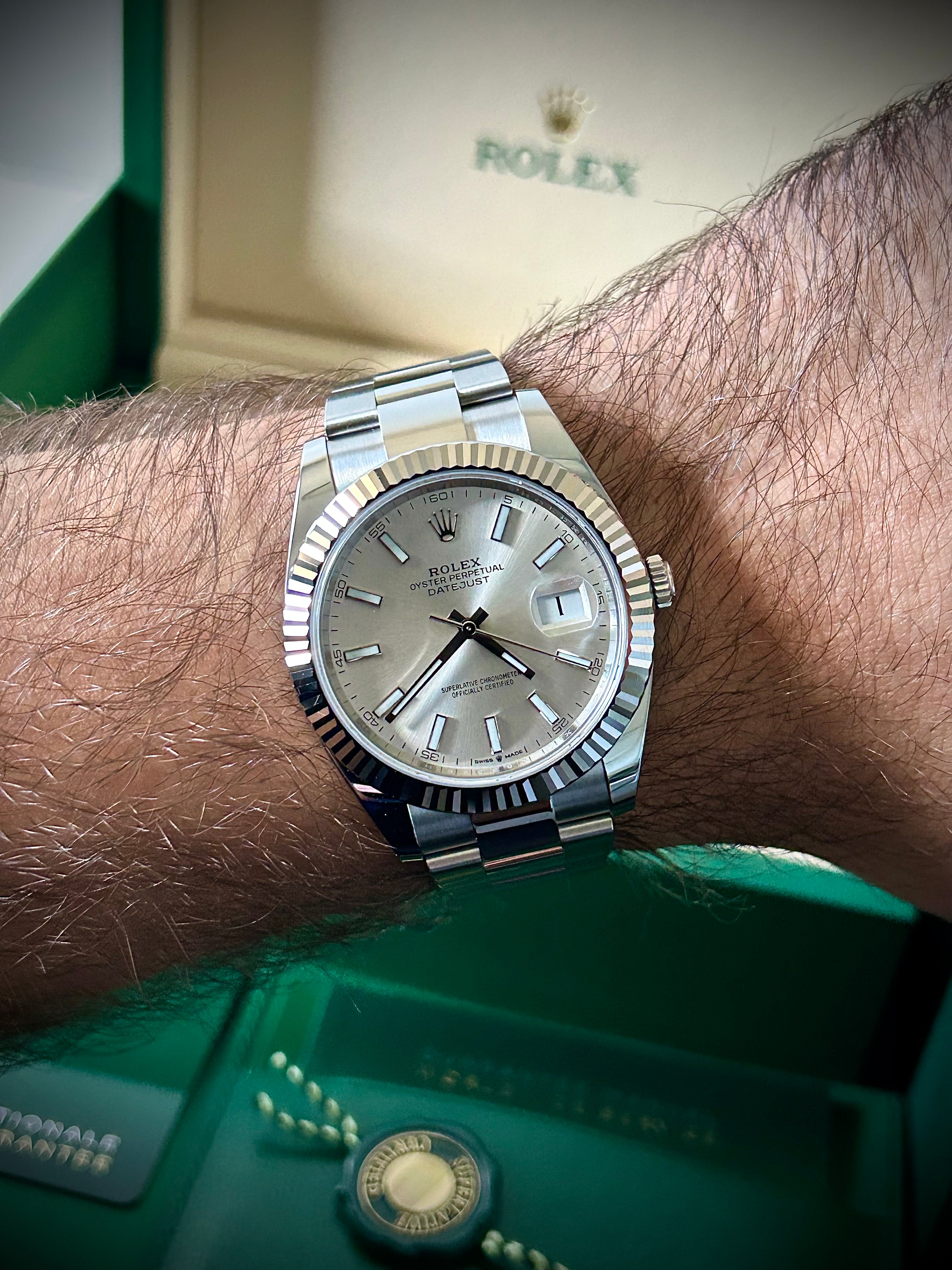 2025 ROLEX DATEJUST 41, 126334, FULL SET, INC GST