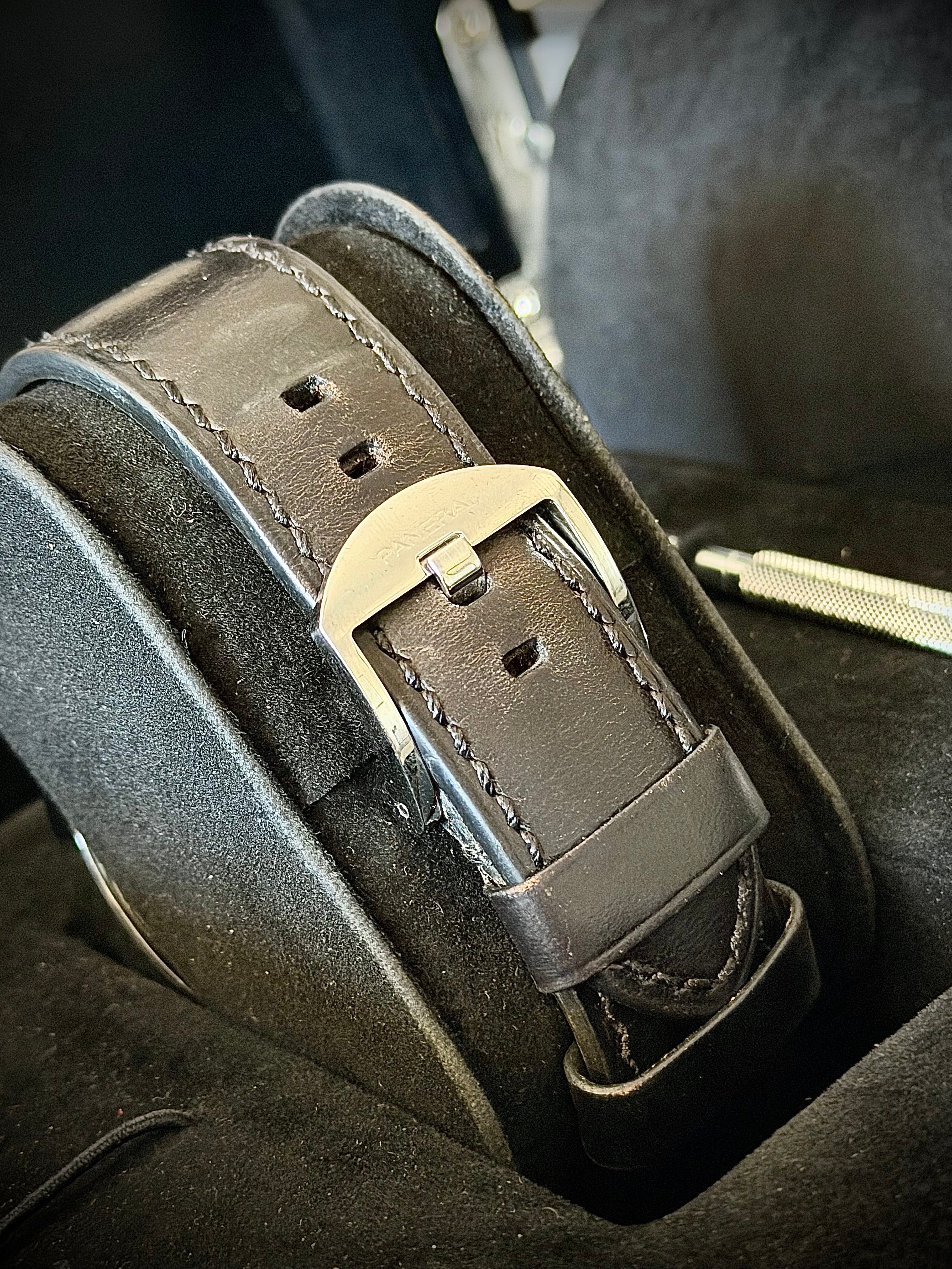 2001 PANERAI LUMINOR MARINA, PAM00001, FULL SET, RECENTLY SERVICED, INC GST