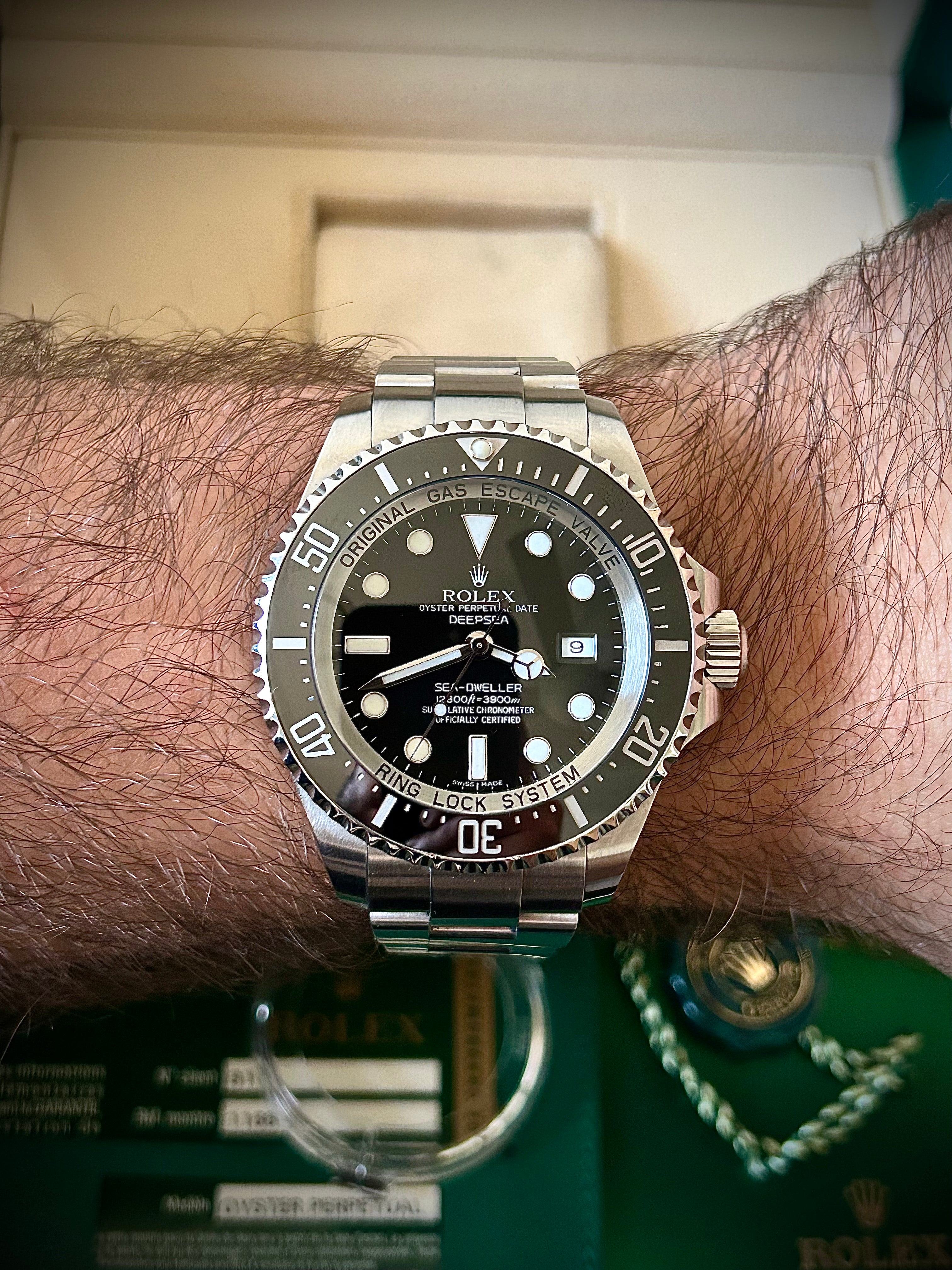 2008 ROLEX DEEPSEA SEA-DWELLER 44MM, SERVICED, 116660, BOX AND PAPERS, INC GST