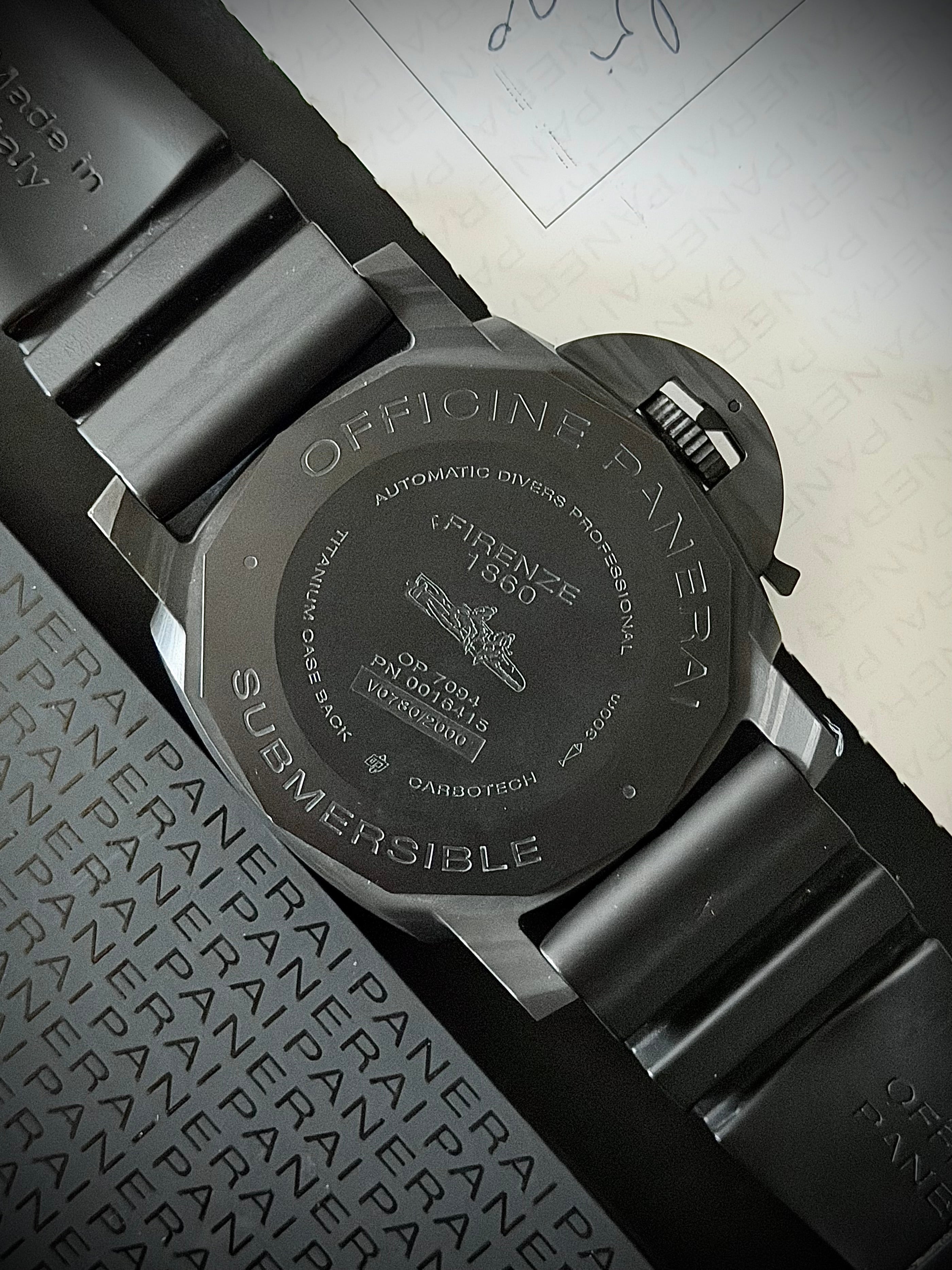 2020 PANERAI SUBMERSIBLE CARBOTECH 47MM, PAM01616, FULL SET, INC GST