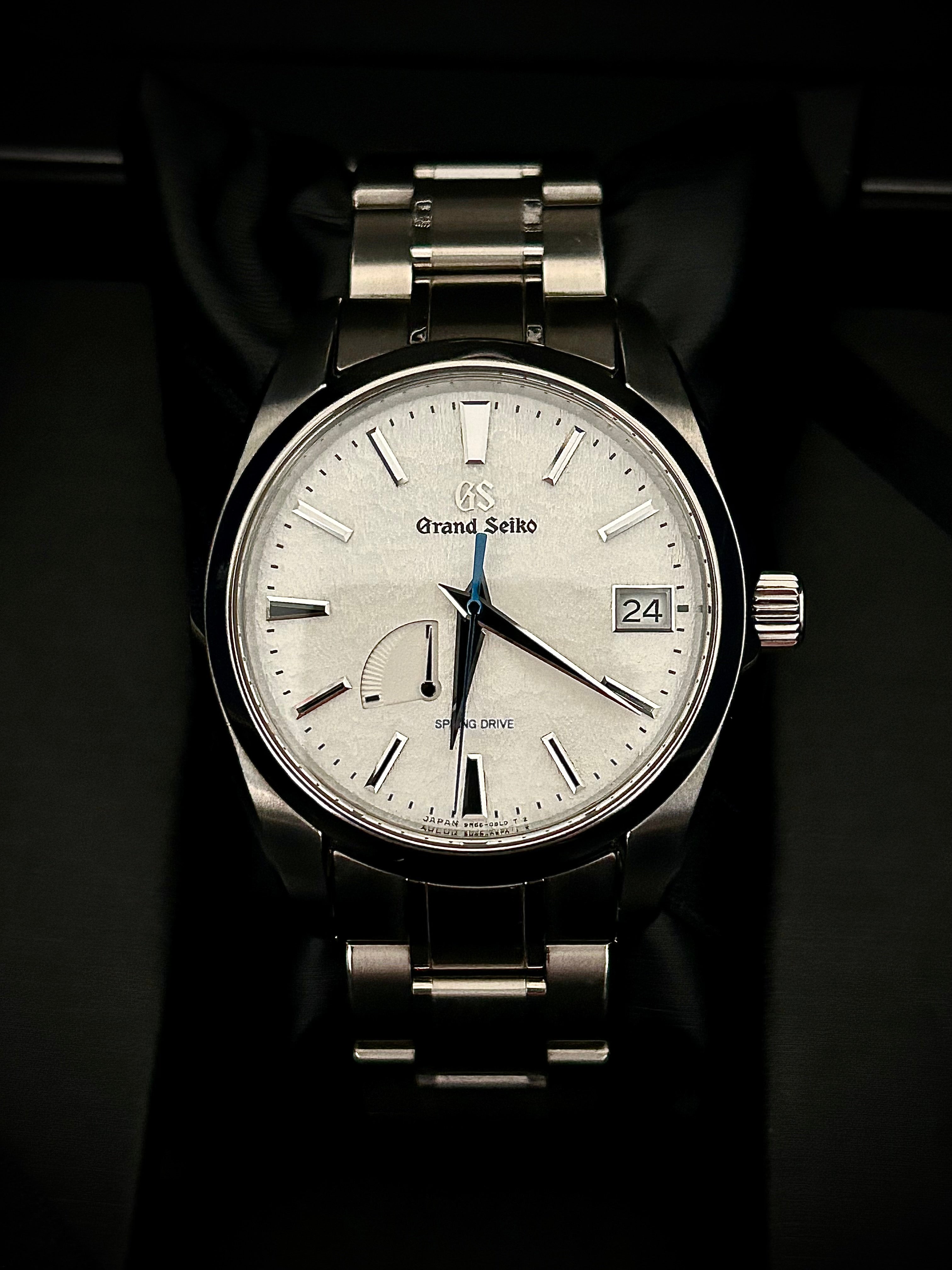 2019 GRAND SEIKO HERITAGE, SNOW FLAKE, 9R65-0AE0, FULL SET, INC GST