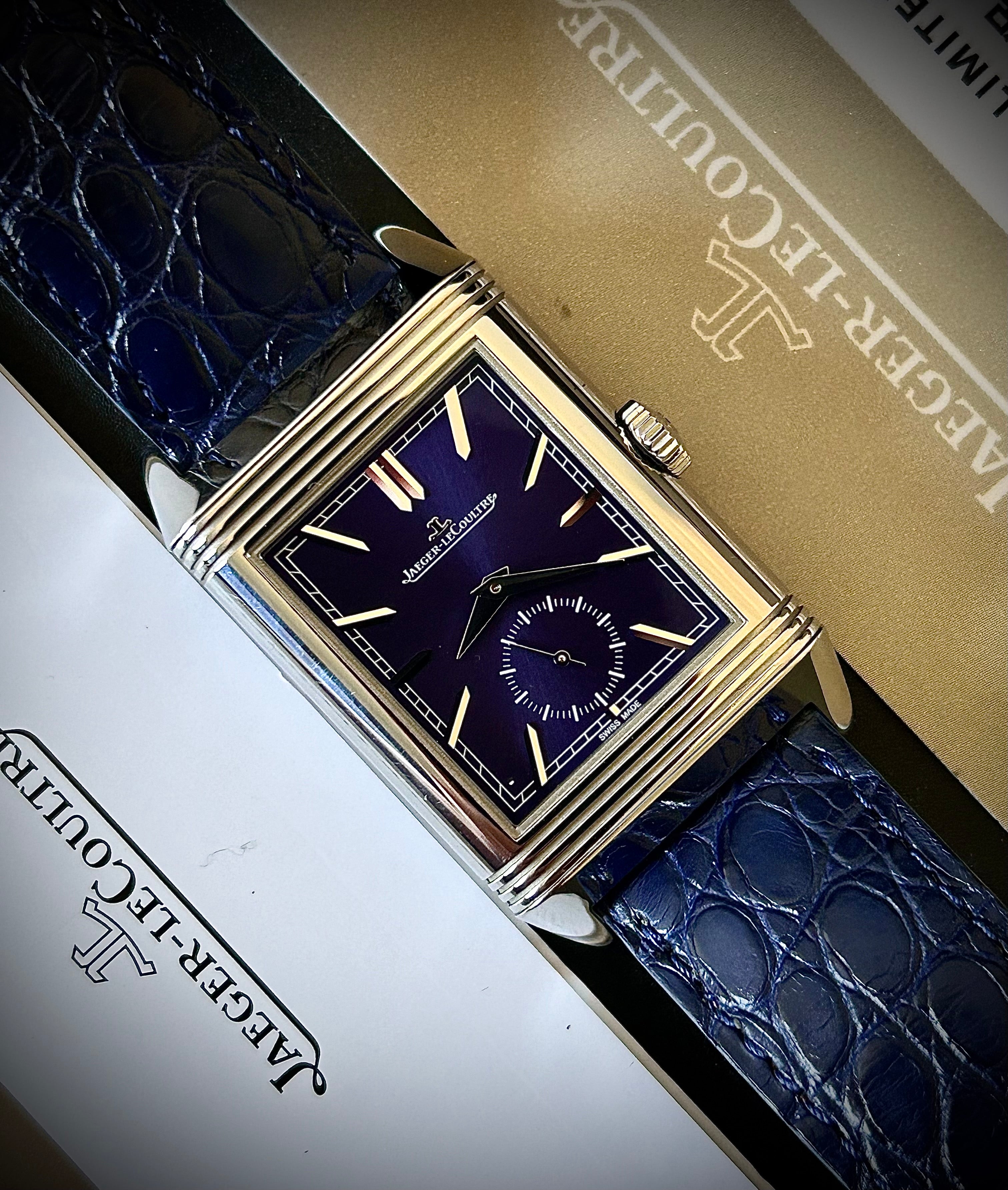 2020 JAEGER-LECOULTRE REVERSO TRIBUTE DUO FACE, Q3988482,  FULL SET, INC GST