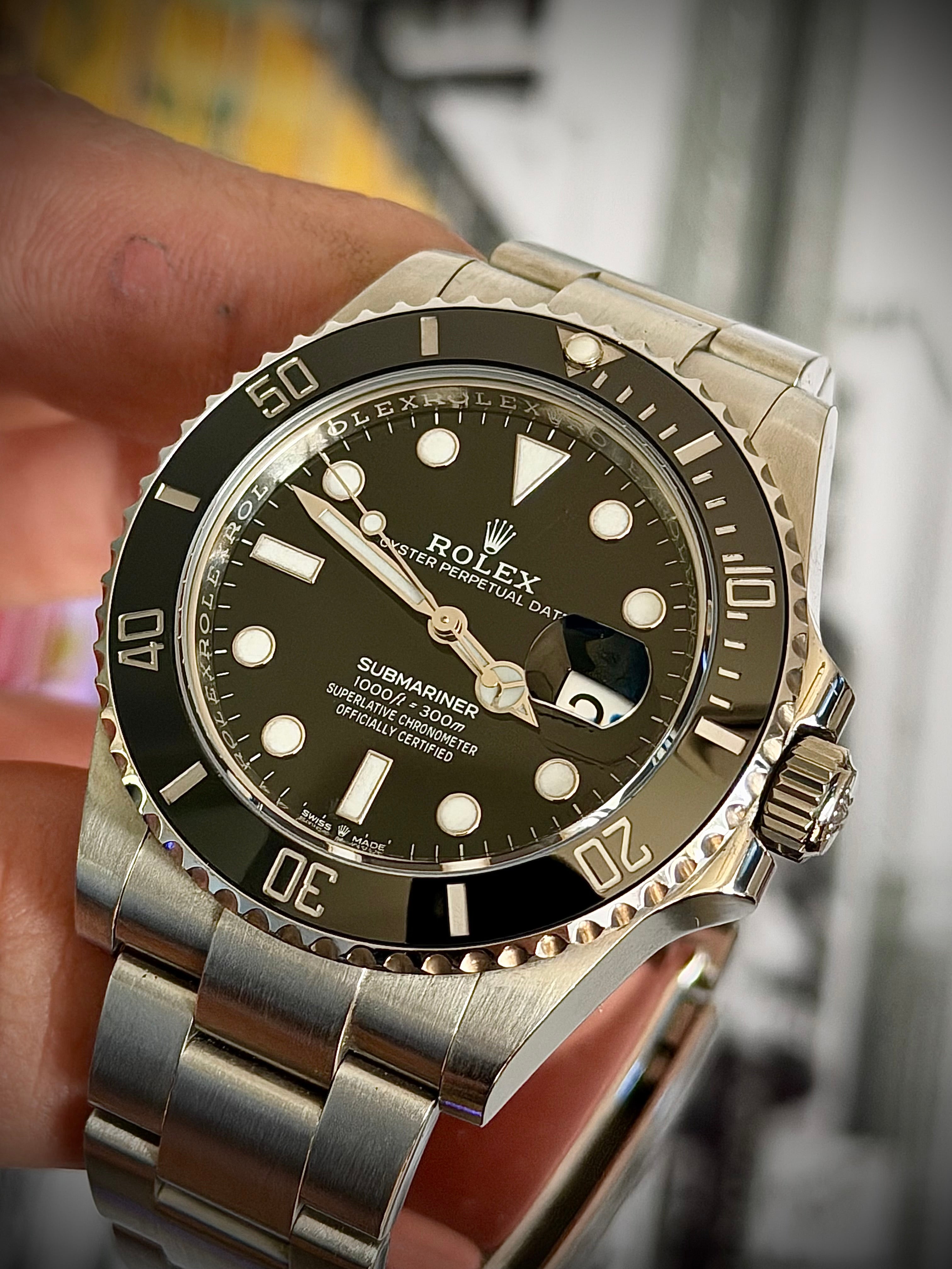 2024 ROLEX SUBMARINER, 124060, NO DATE, FULL SET, NEAR MINT, INC GST