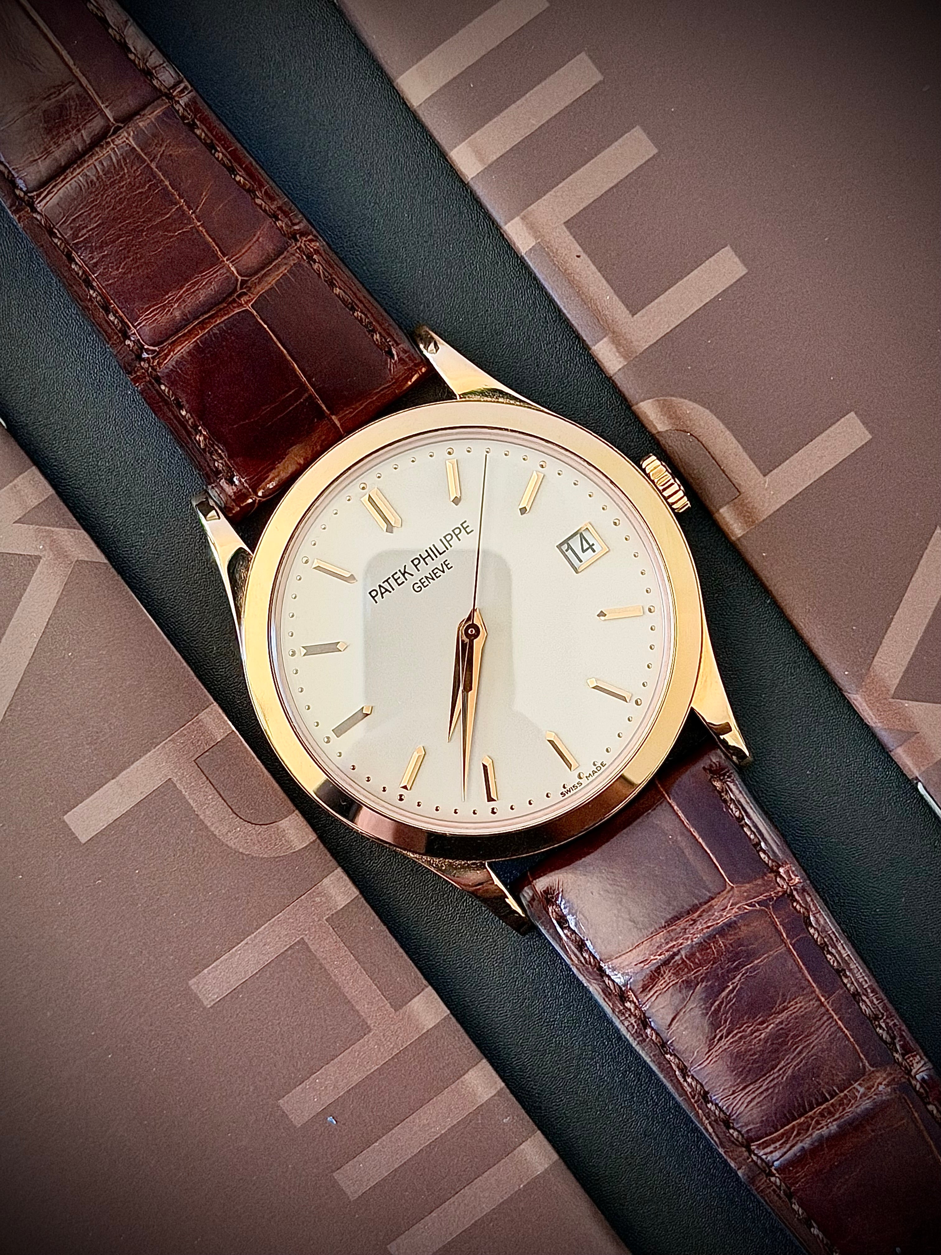 2008 PATEK PHILIPPE CALATRAVA, 5296R-010, FULL SET, INC GST